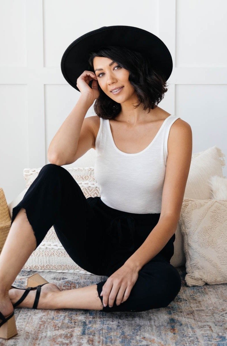 Sun's Out Hat in Black