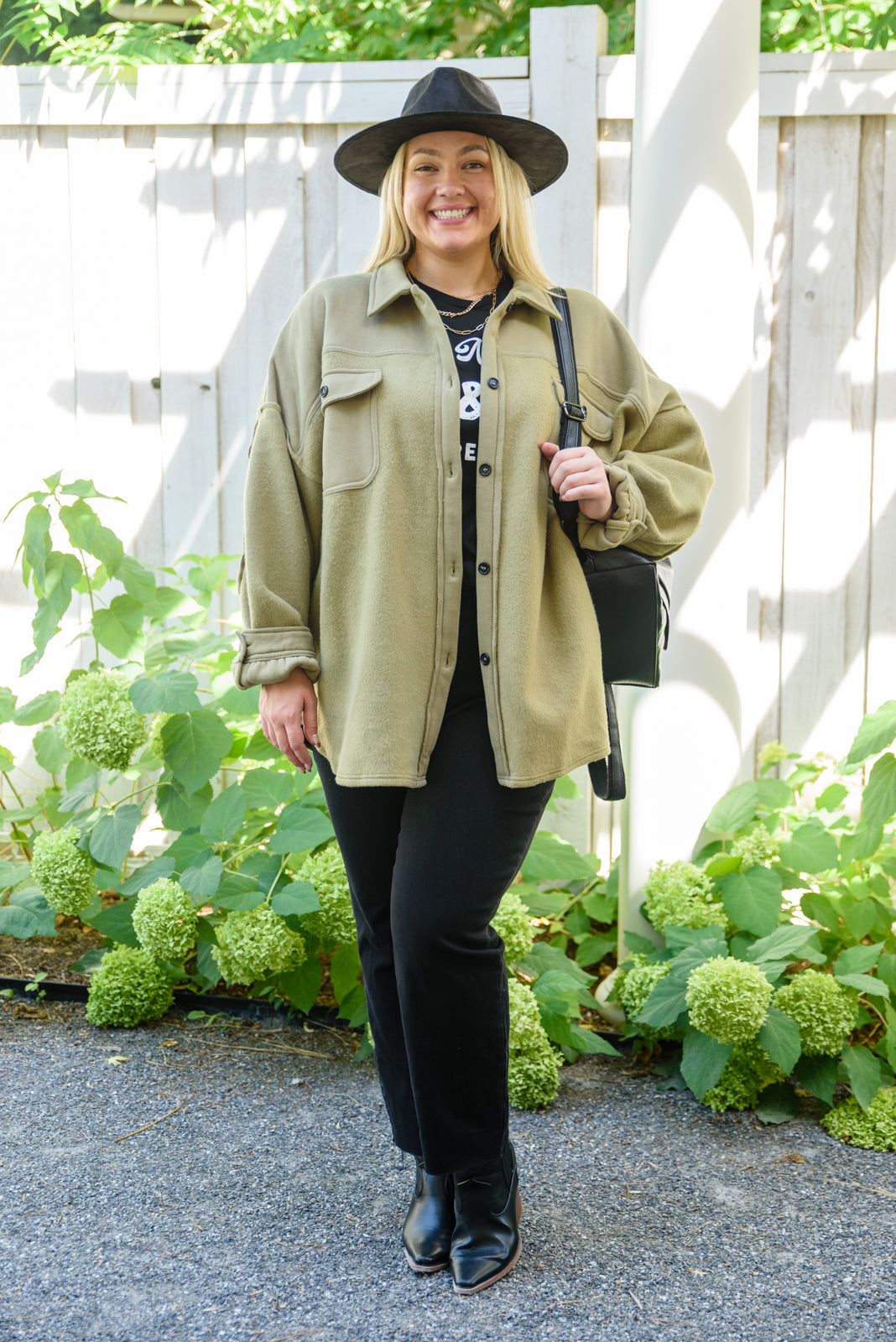 Tell My Story Button Up Shacket