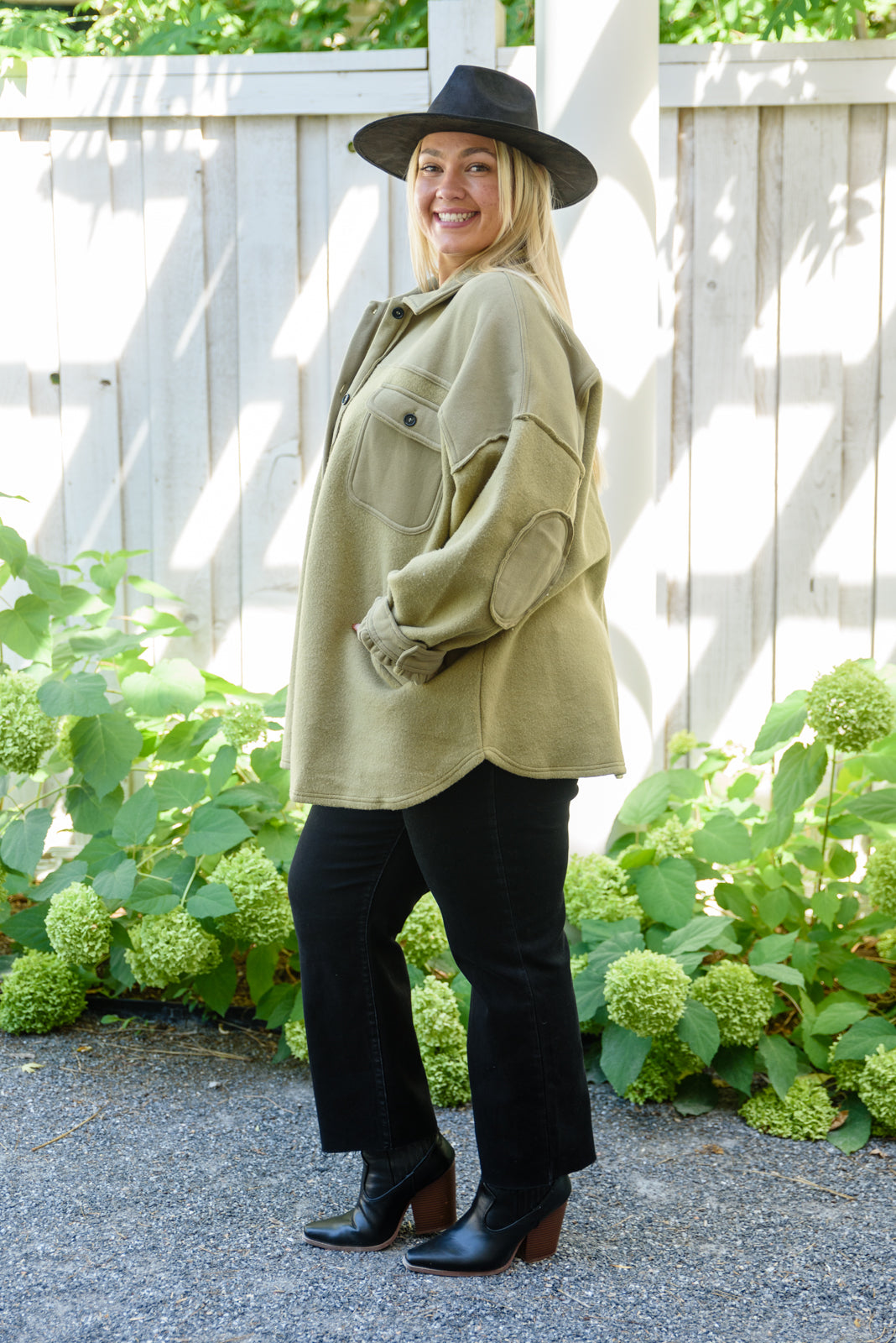 Tell My Story Button Up Shacket