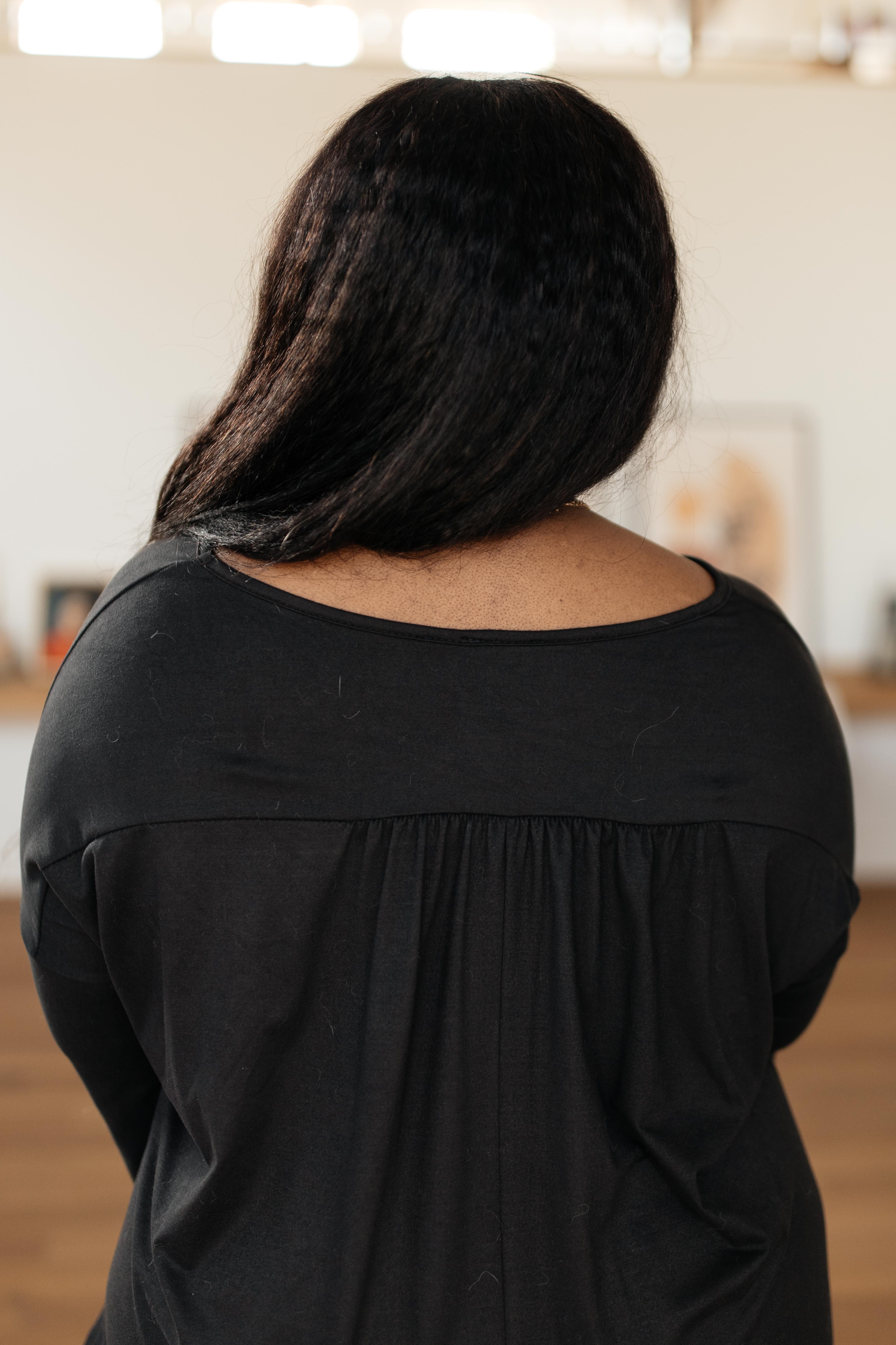 The Melanie Maxi Dress in Black