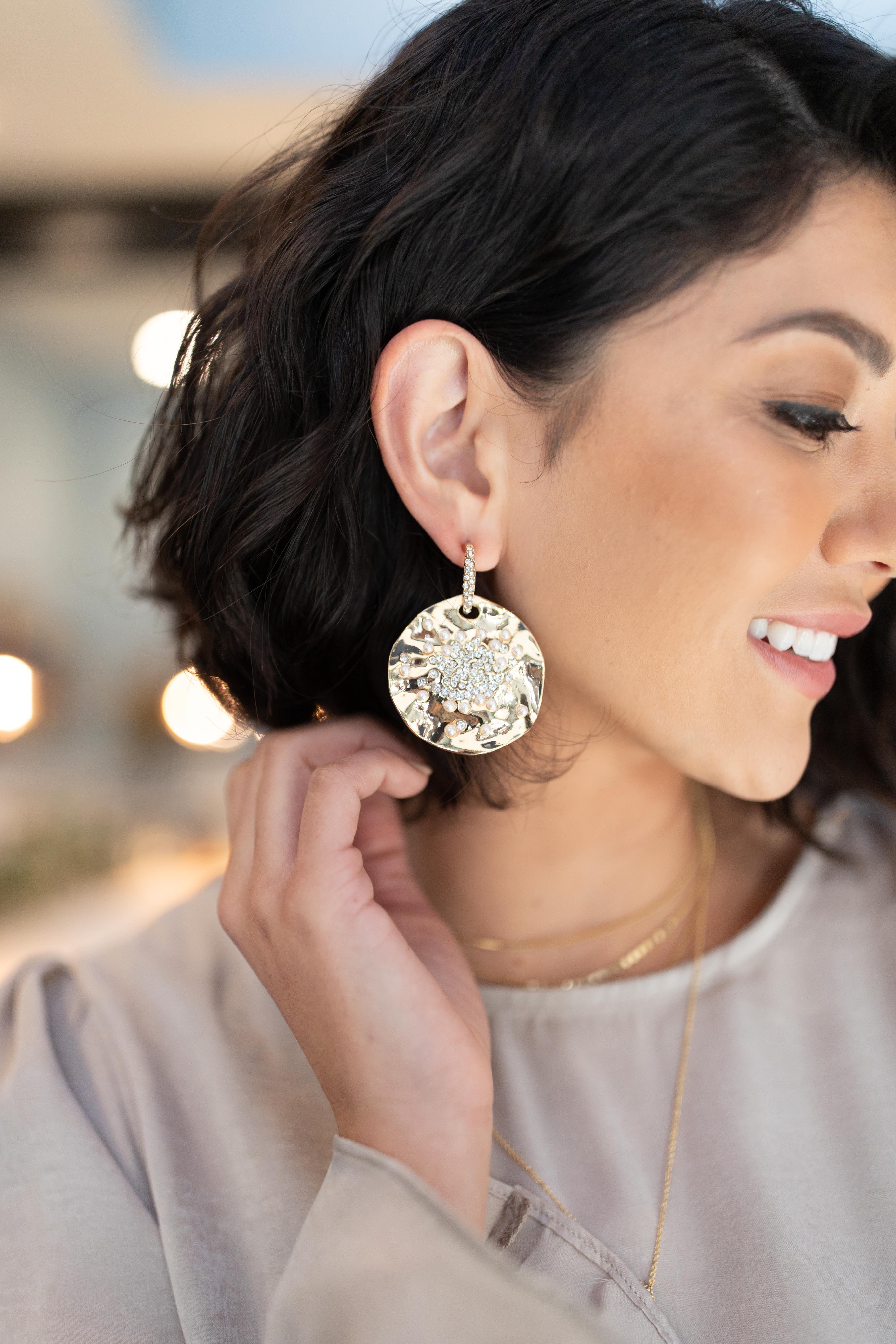 The Pearl Imbedded Earrings