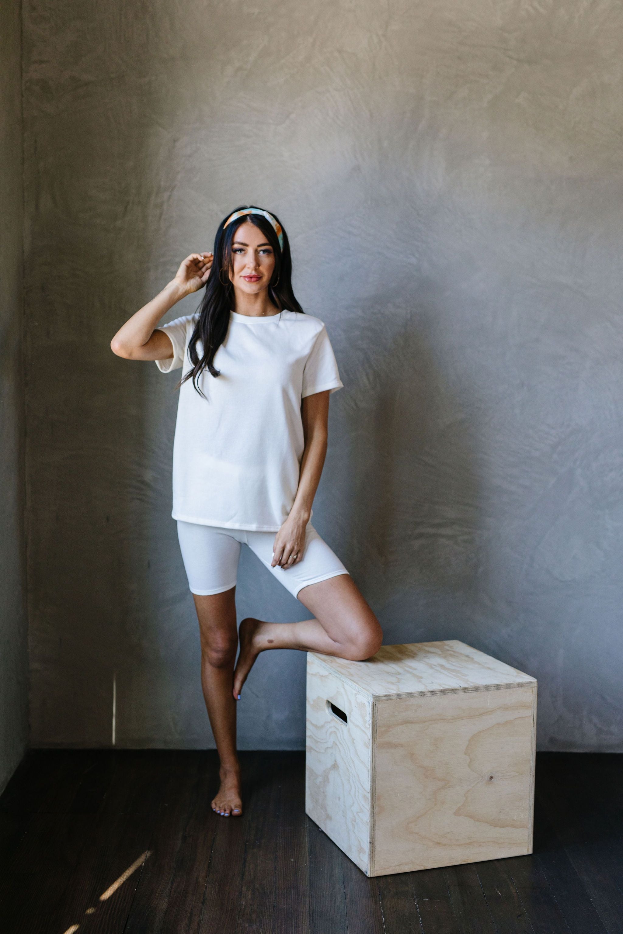 To Lounge Or Bike Top In Ivory