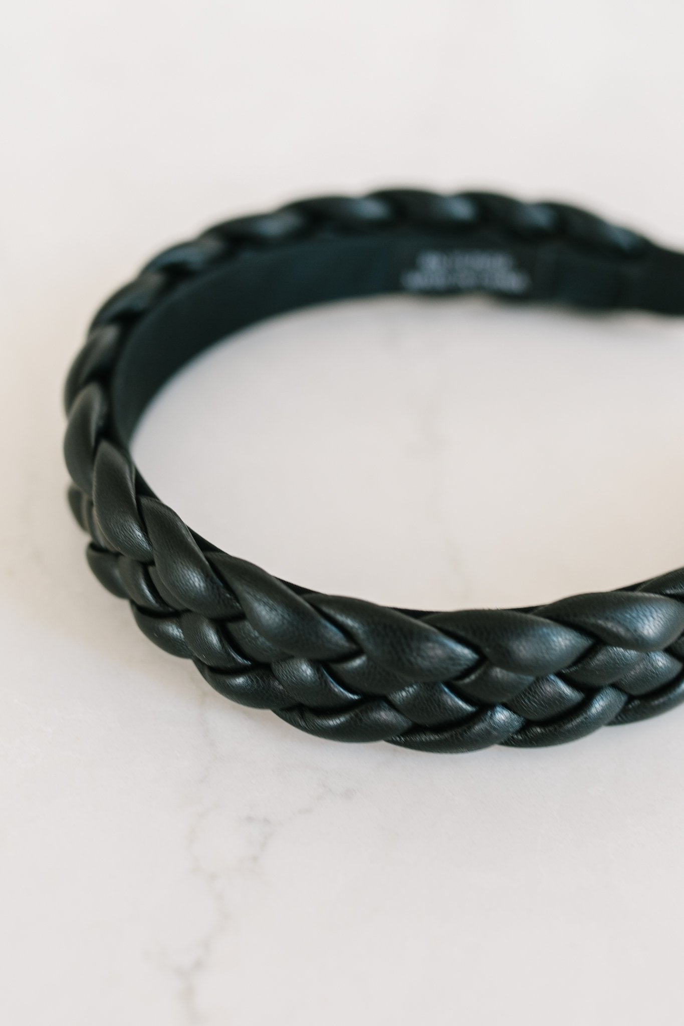 Topside Braided Headband in Black