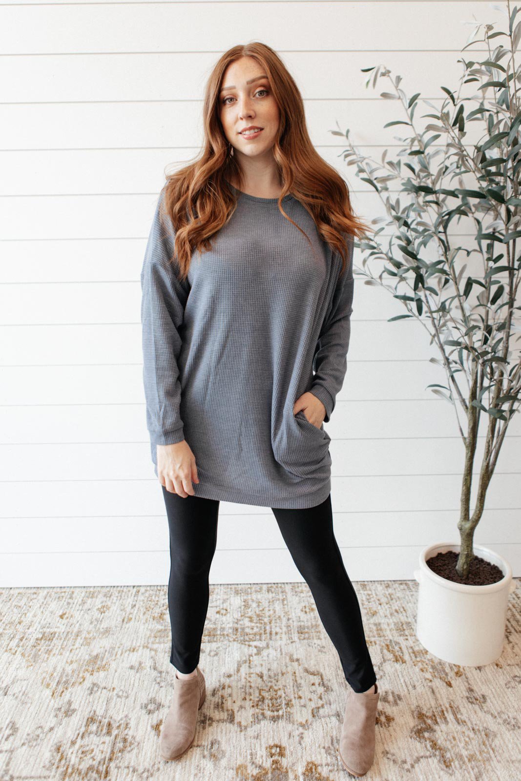 Ultimate Thermal Tunic in Indigo