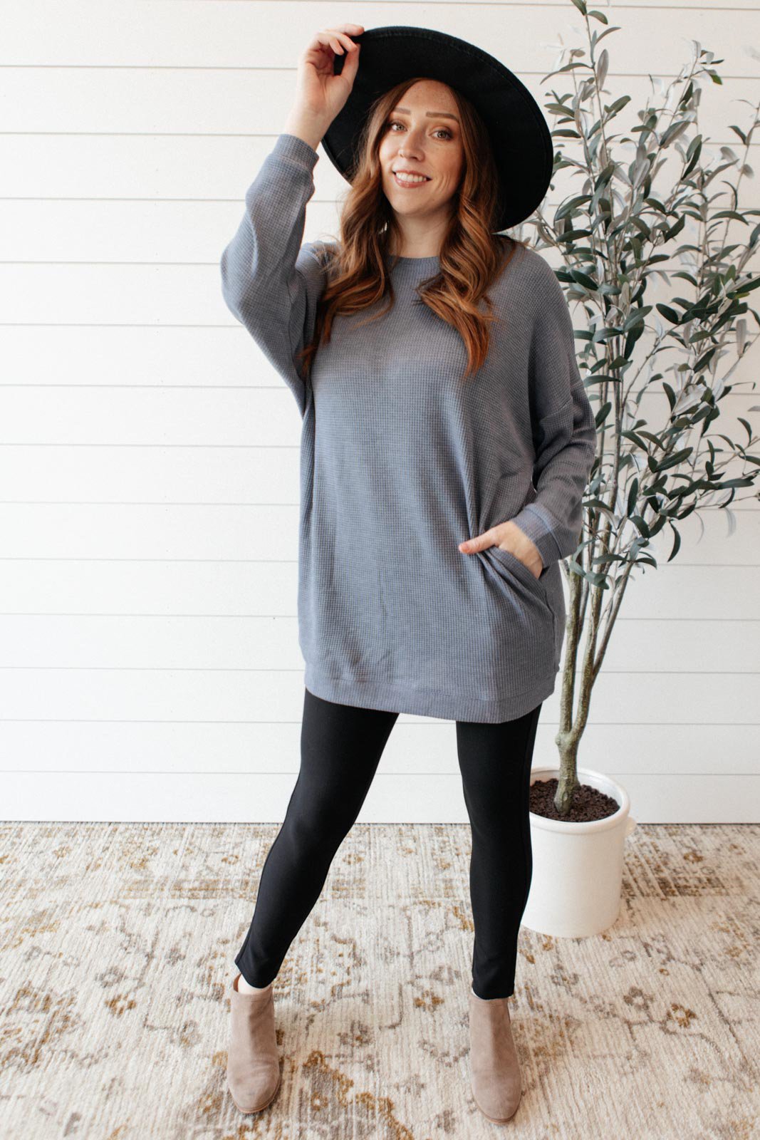 Ultimate Thermal Tunic in Indigo