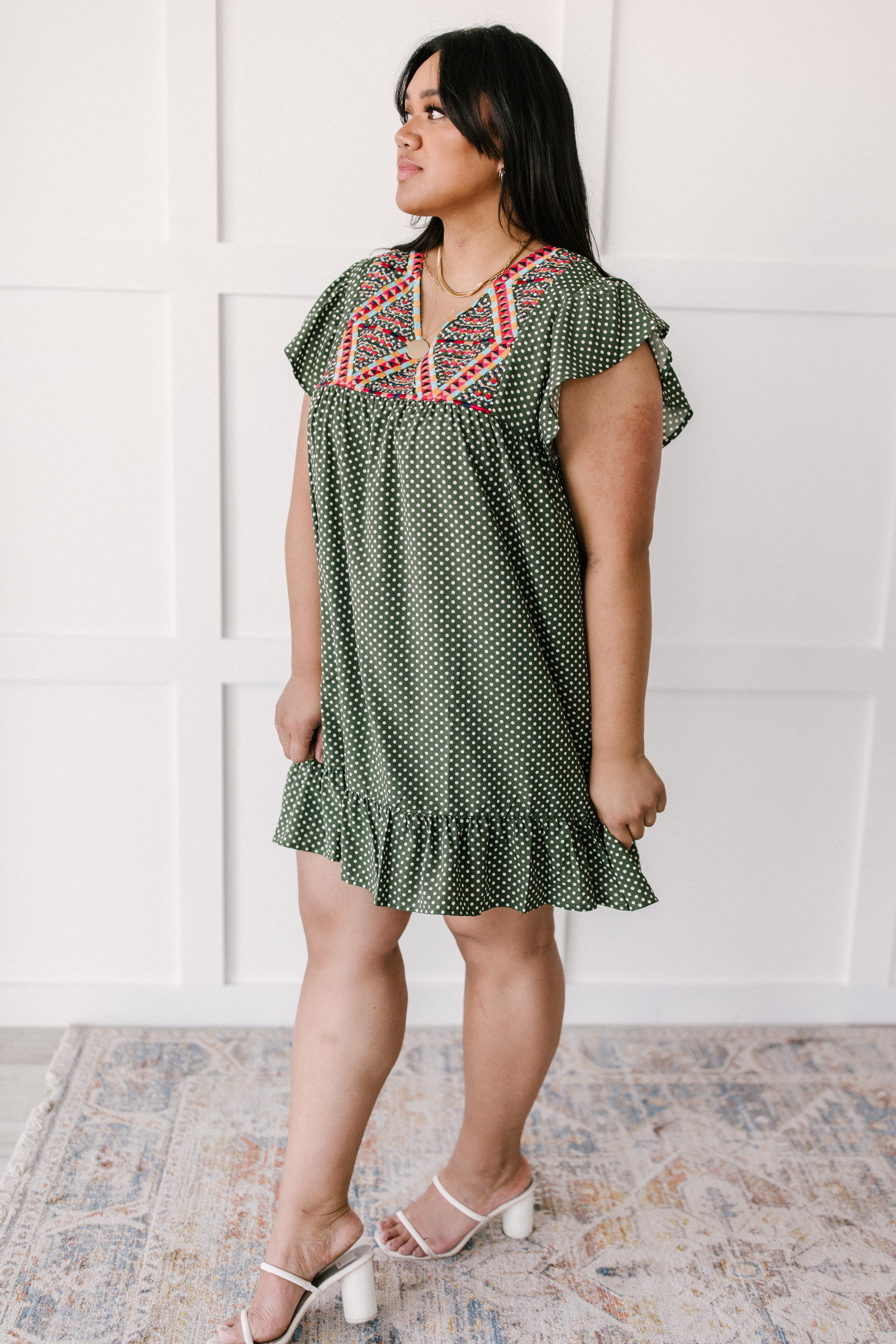 Vera Embroidered Dress