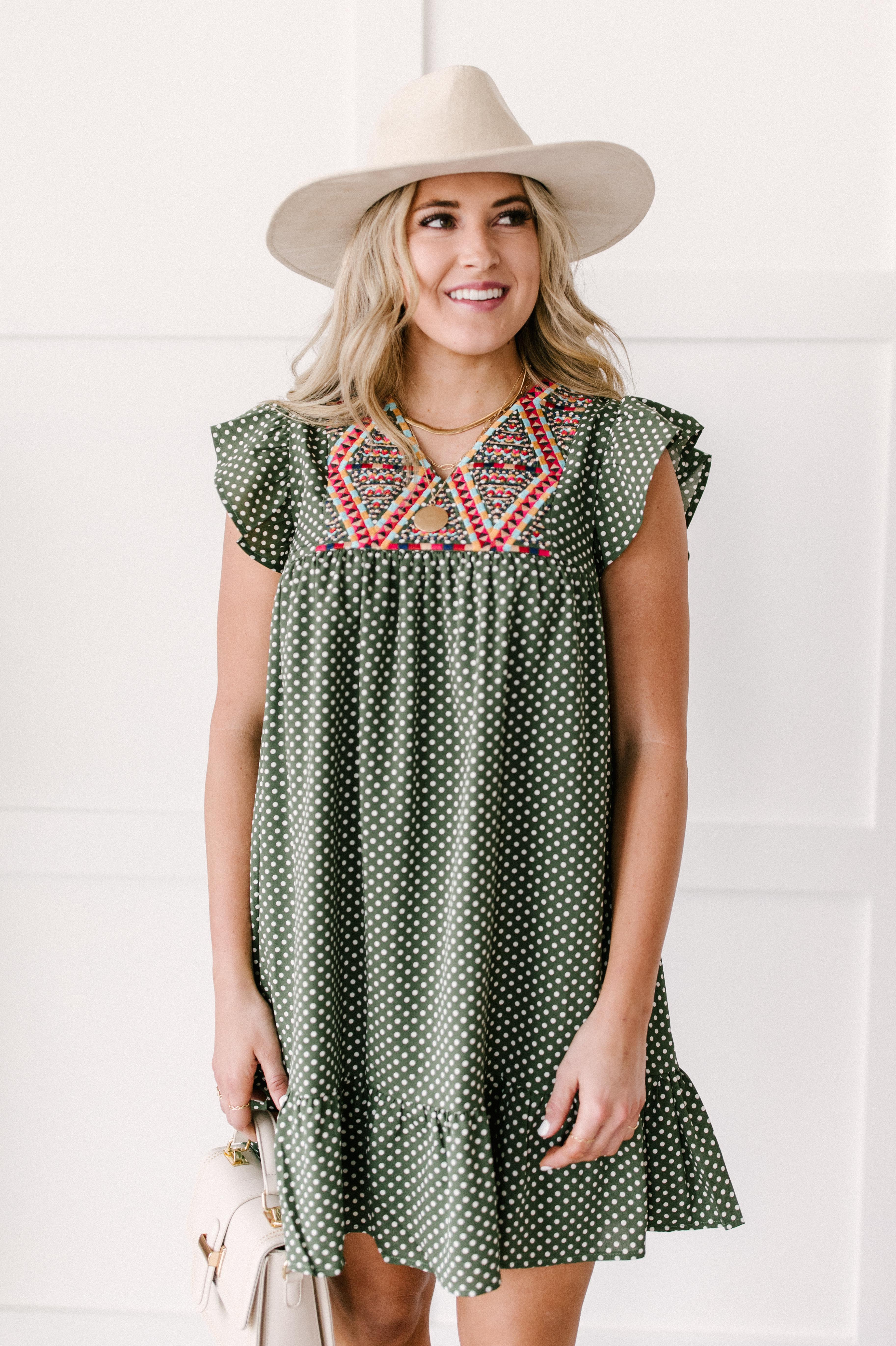 Vera Embroidered Dress