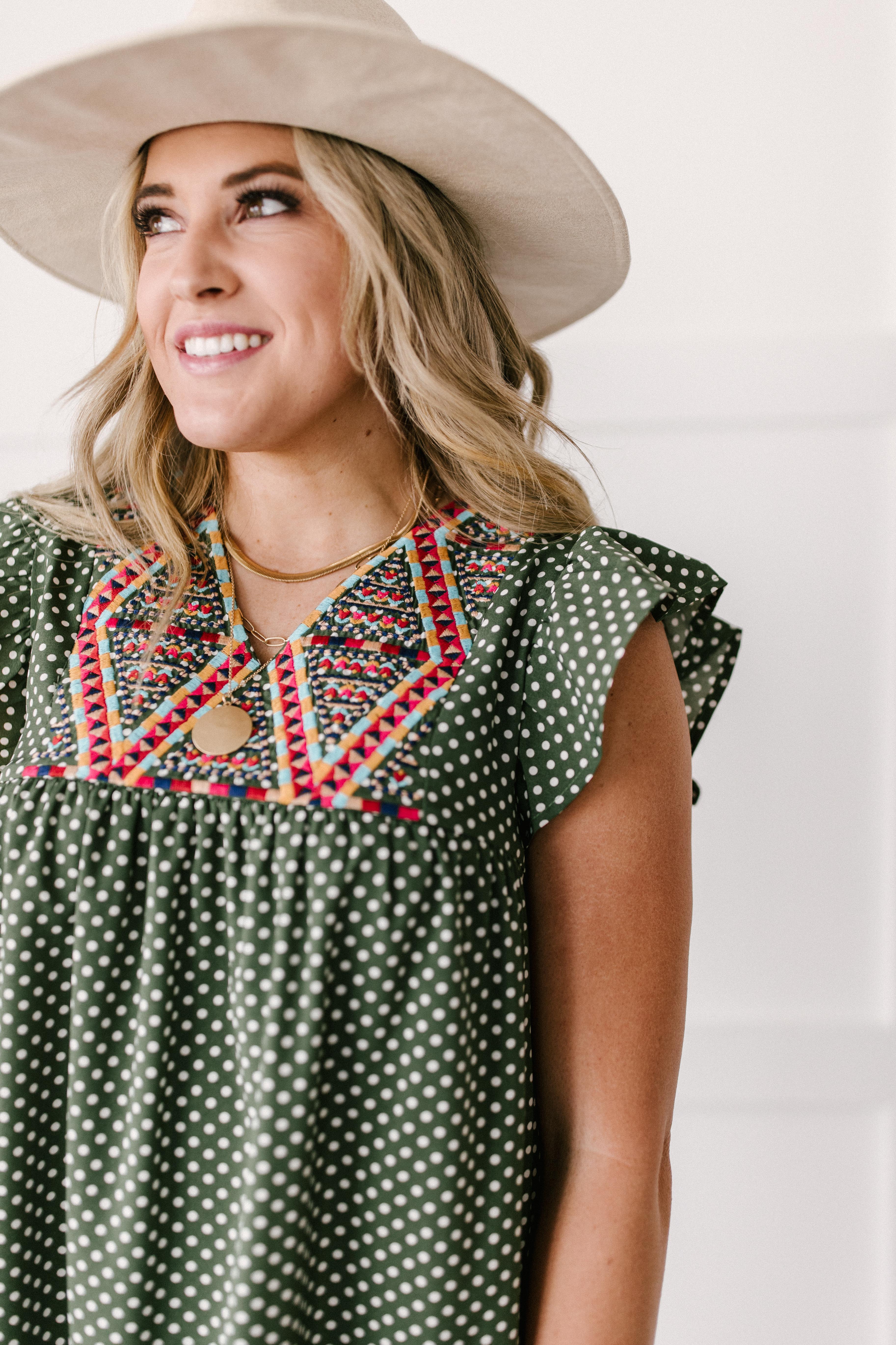 Vera Embroidered Dress