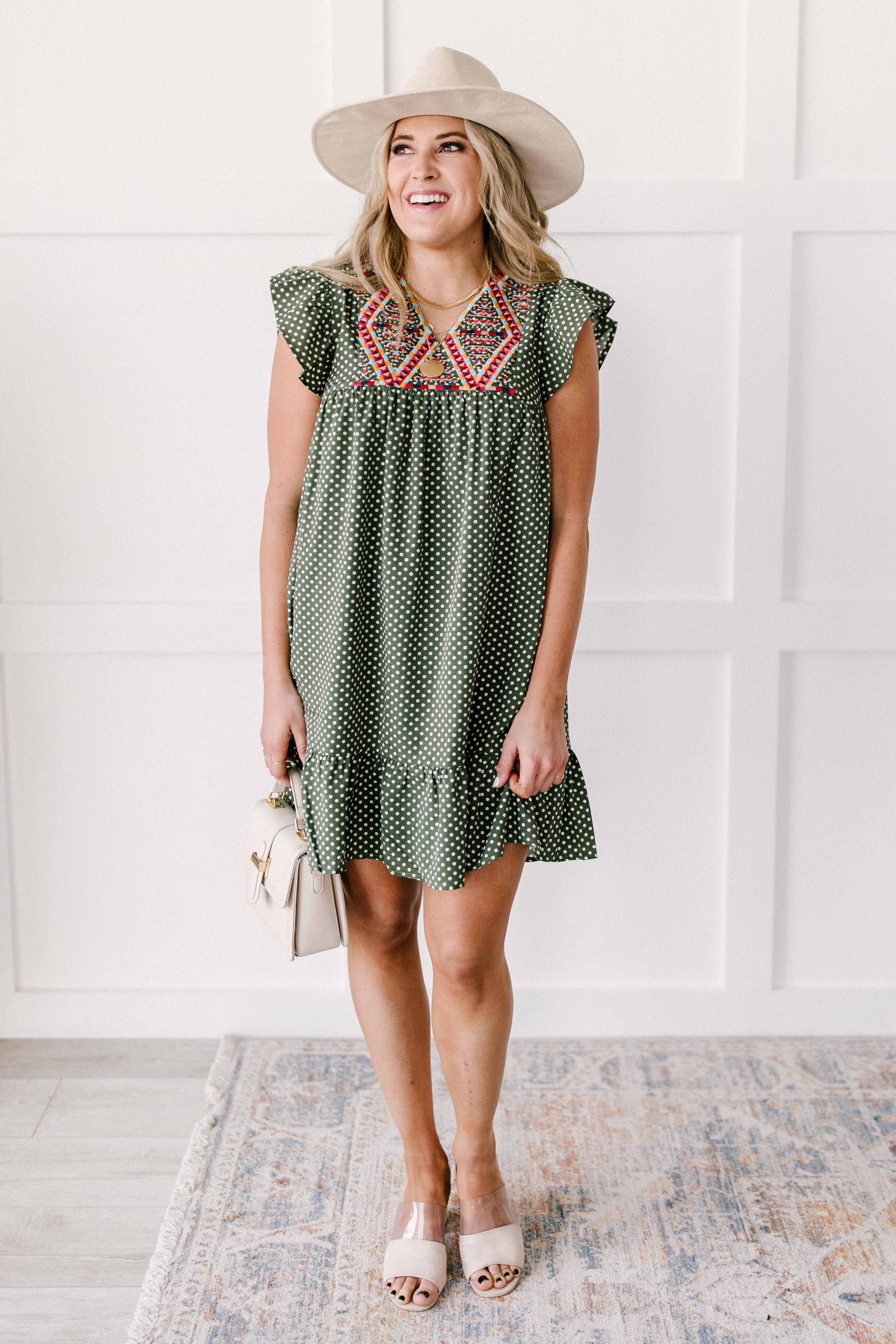 Vera Embroidered Dress