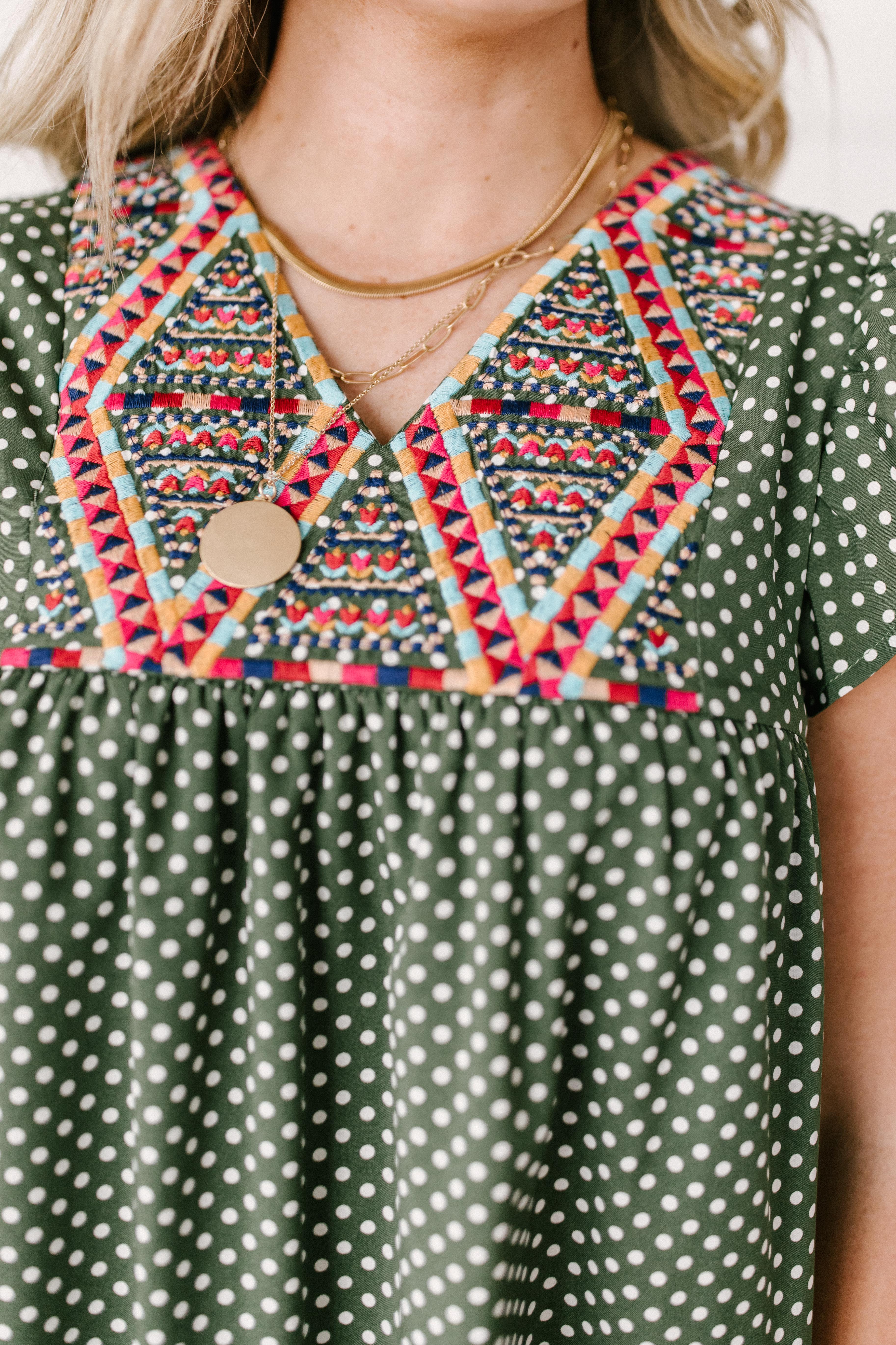 Vera Embroidered Dress