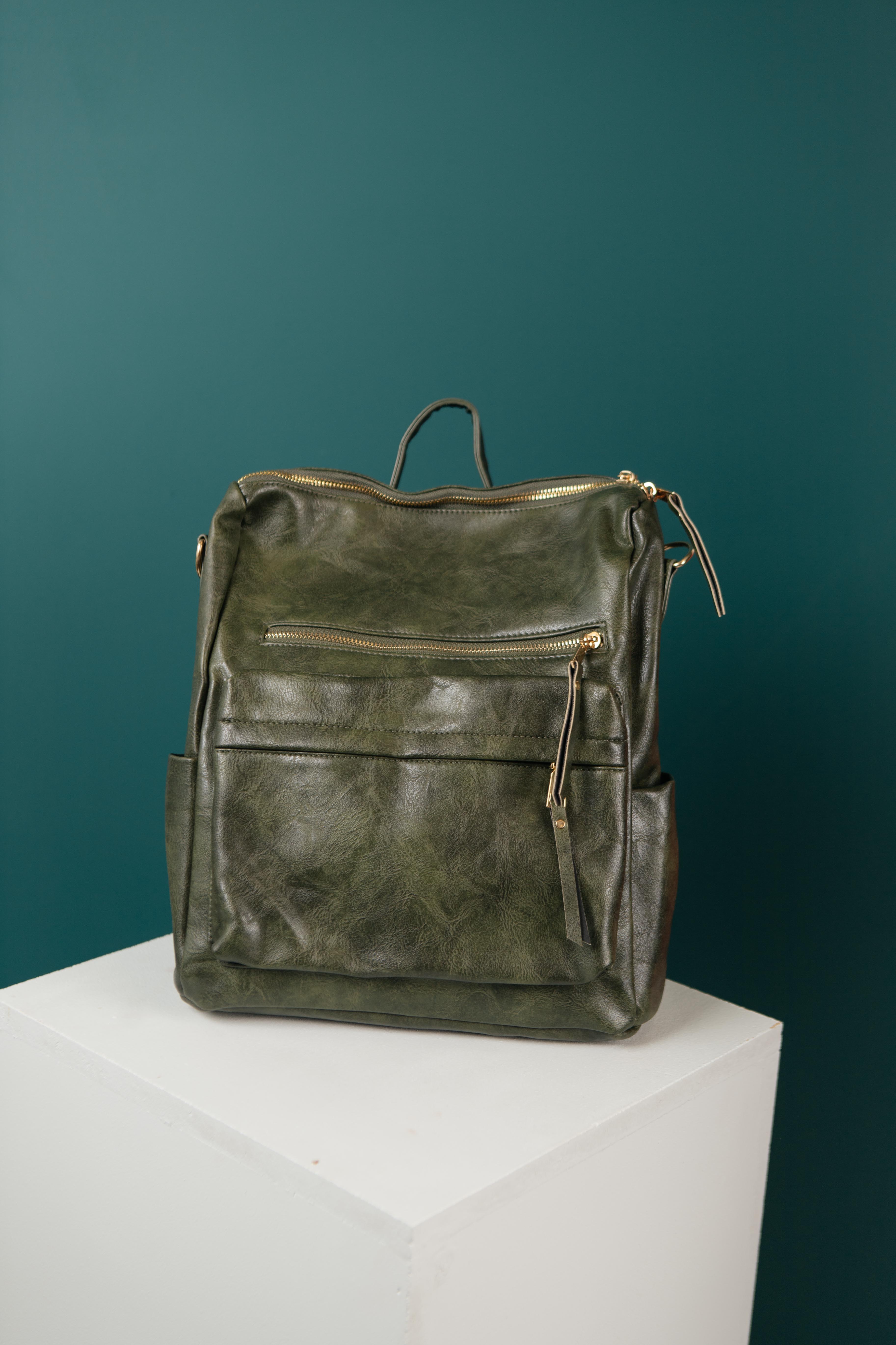 Wanderlust Backpack in Emerald