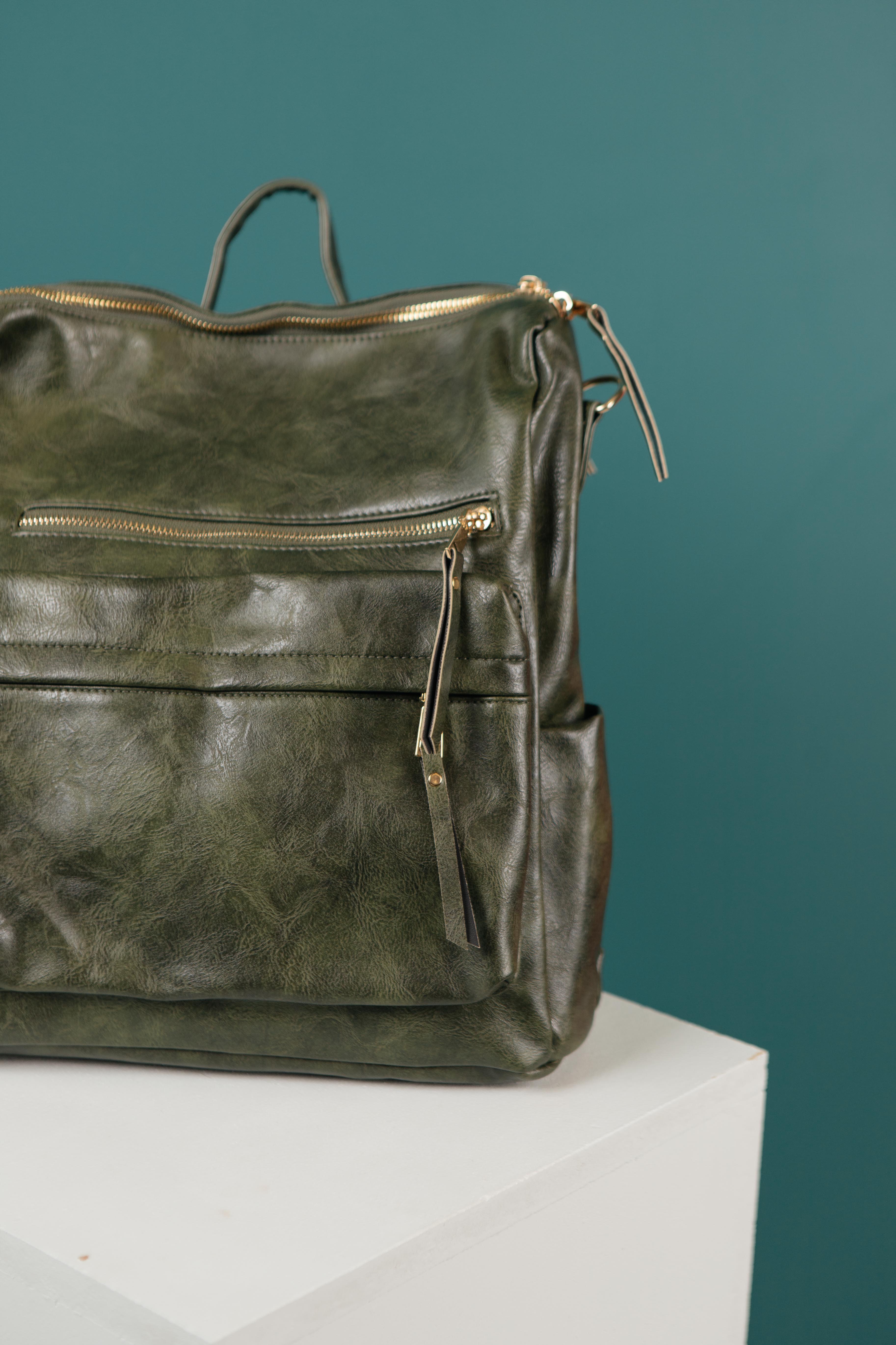 Wanderlust Backpack in Emerald