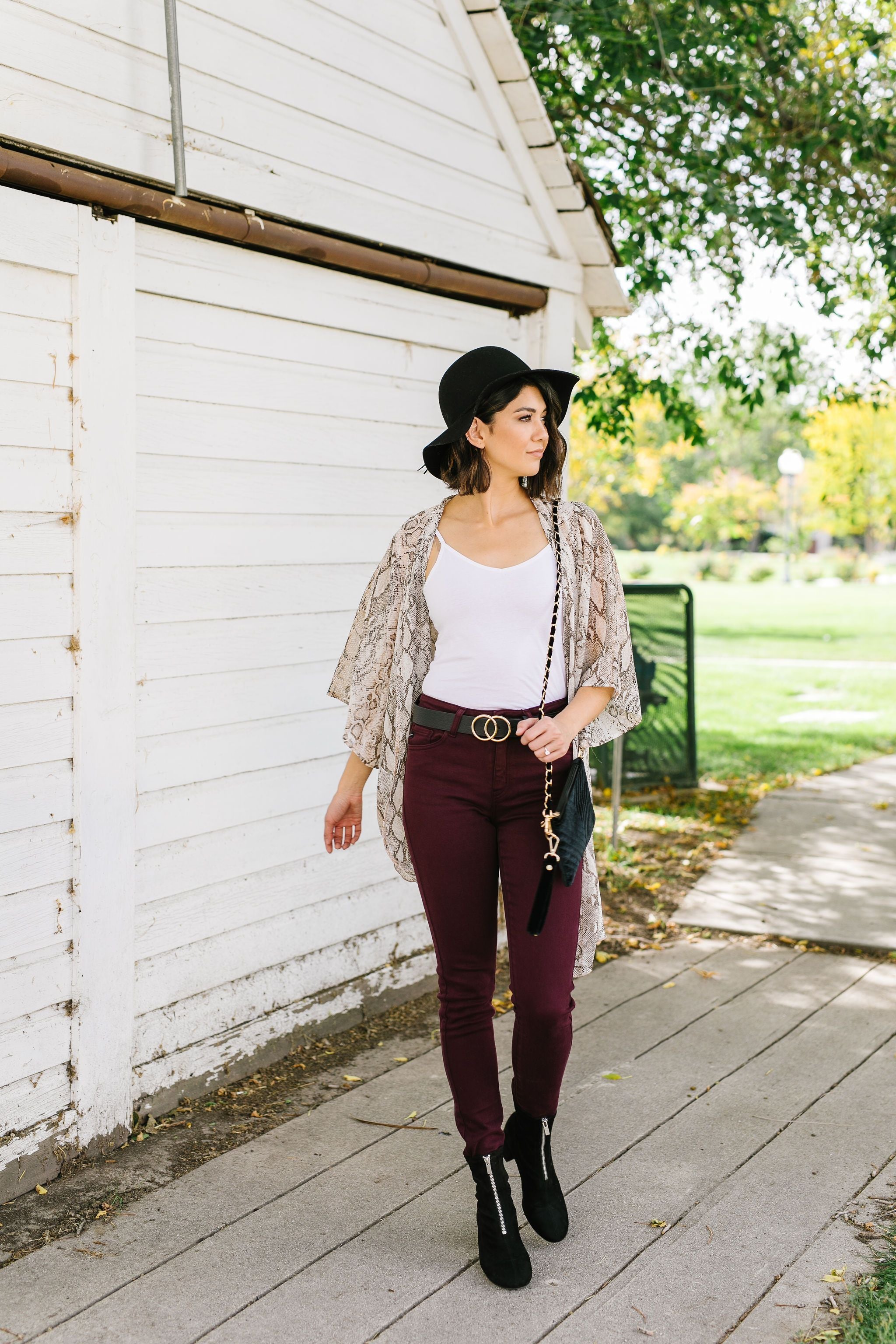 Wine And Dine Colored Jeans