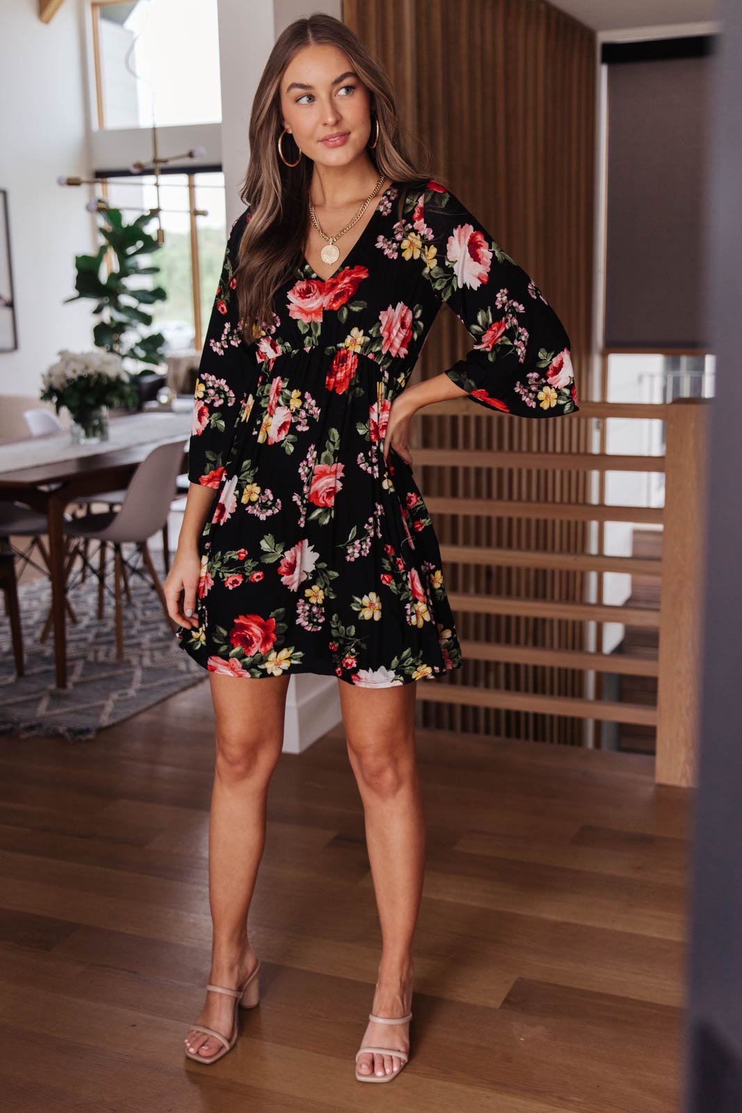 Wisteria Dreams Floral Dress