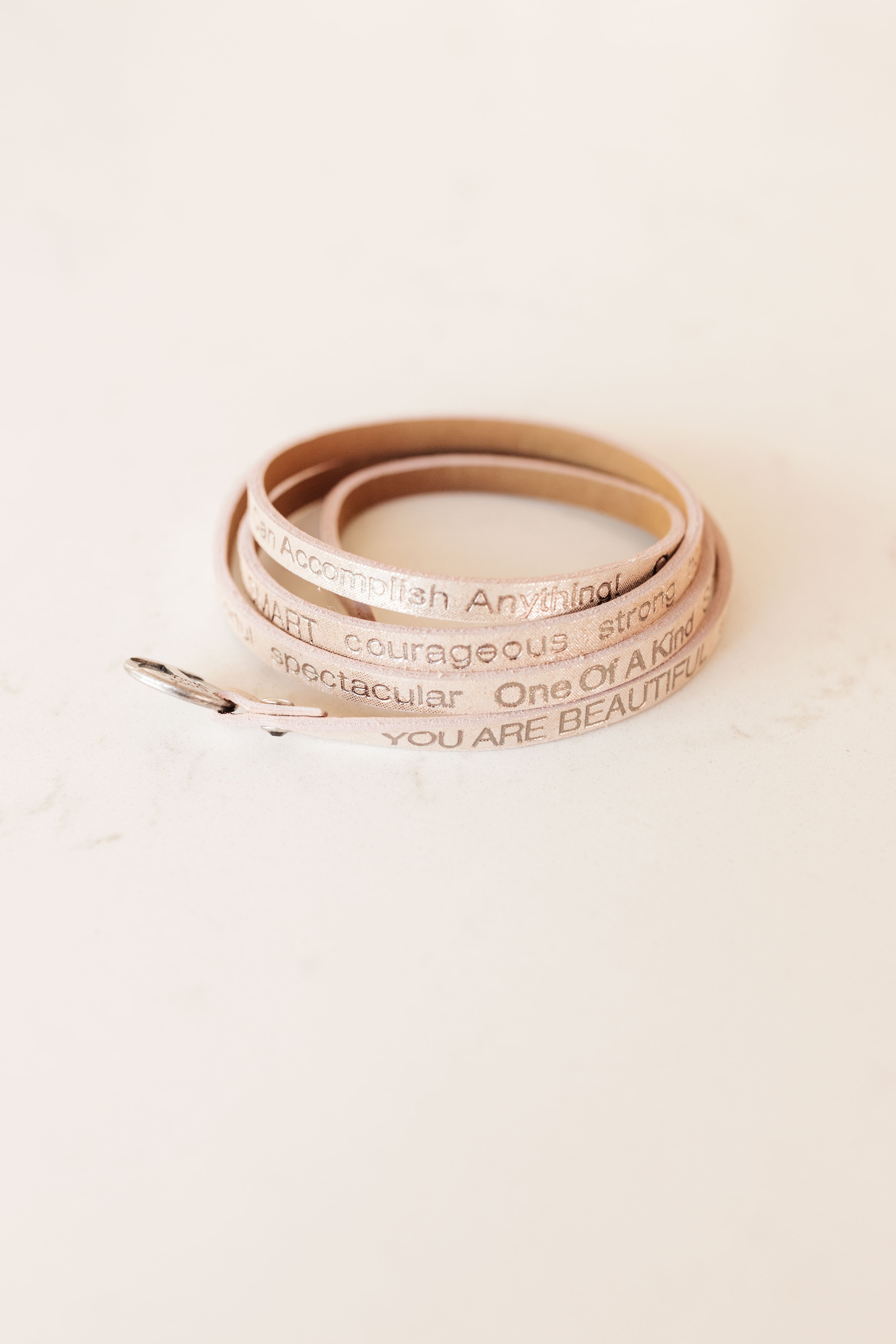 You Are Beautiful Wrap Around Bracelet
