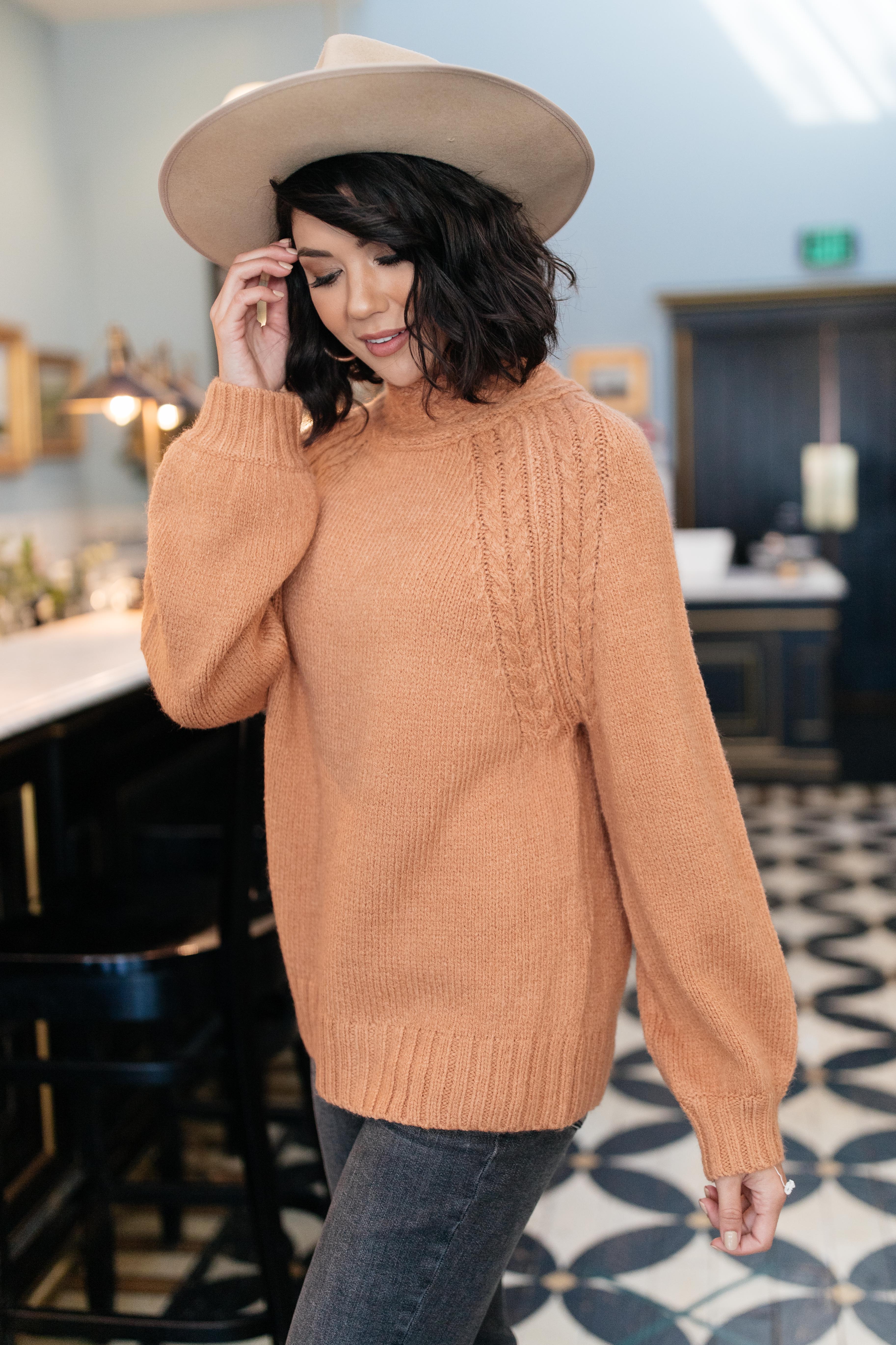 Your Favorite Knit Sweater in Carrot