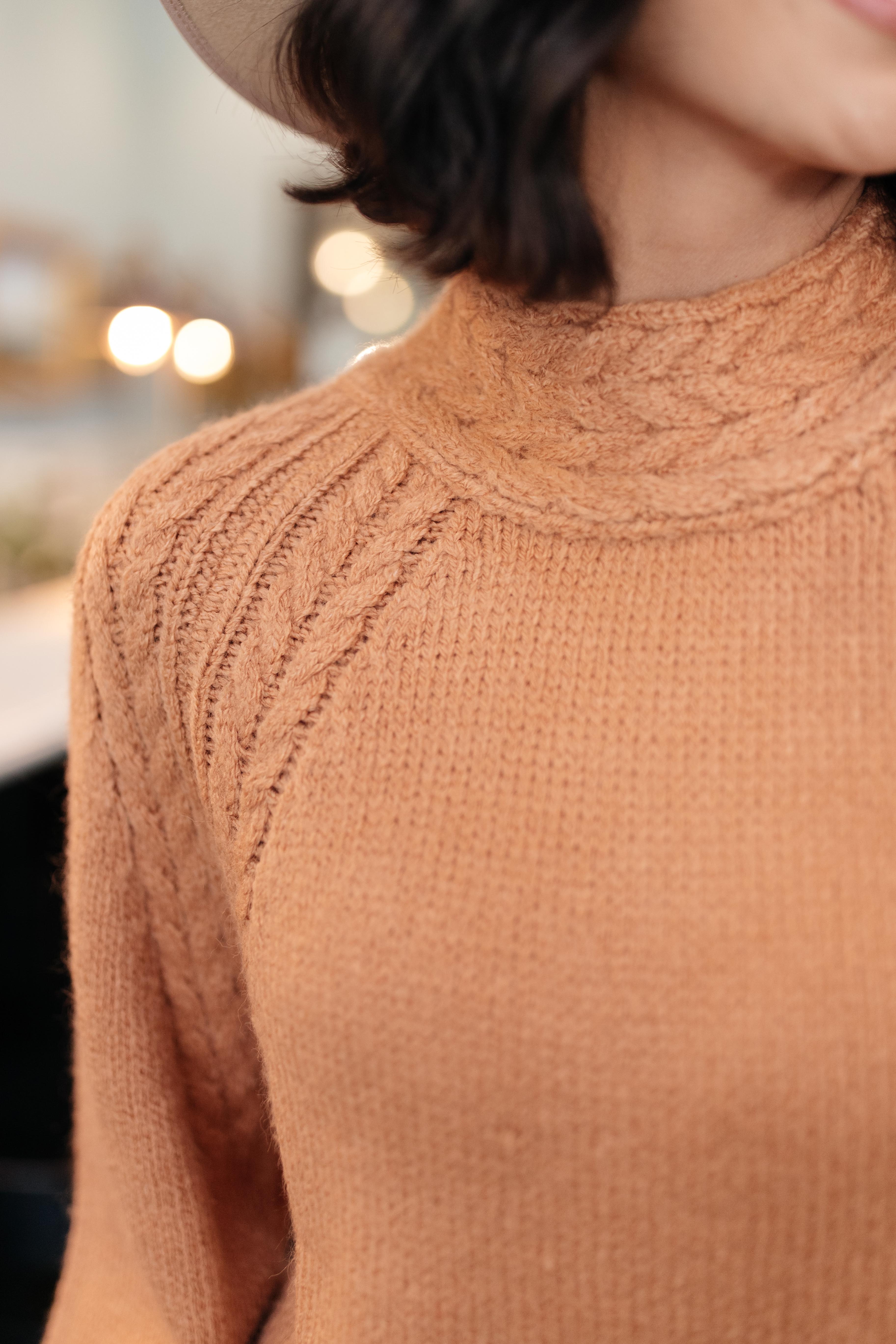 Your Favorite Knit Sweater in Carrot