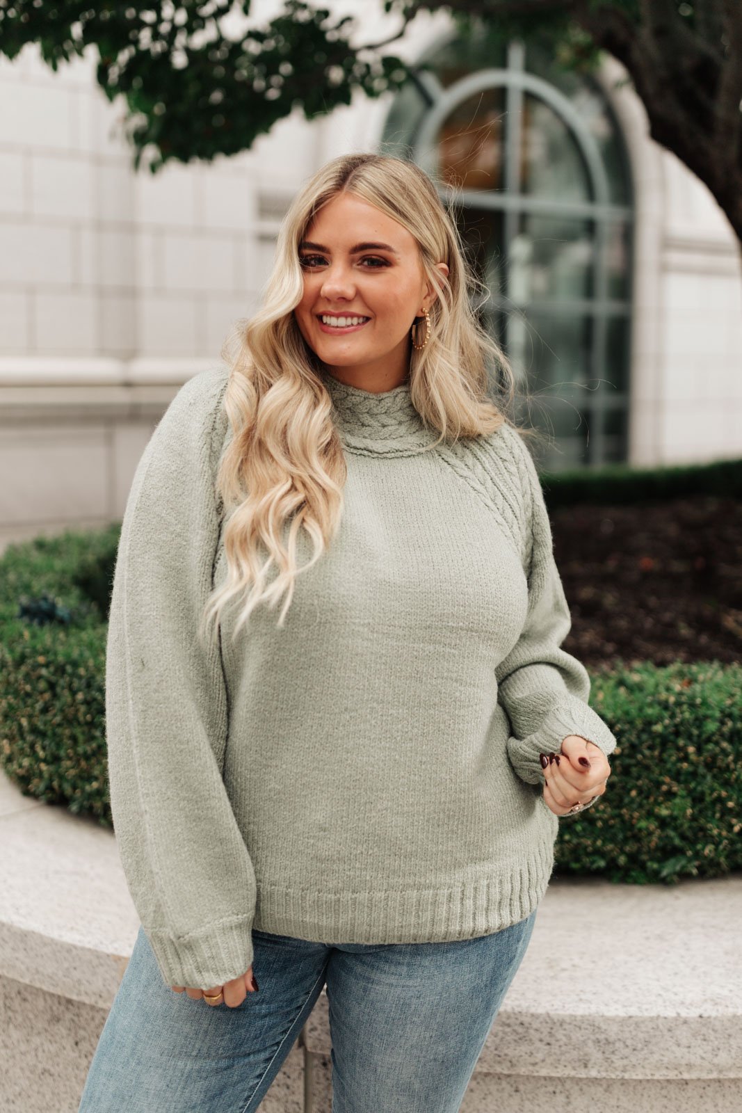 Your Favorite Knit Sweater in Lime