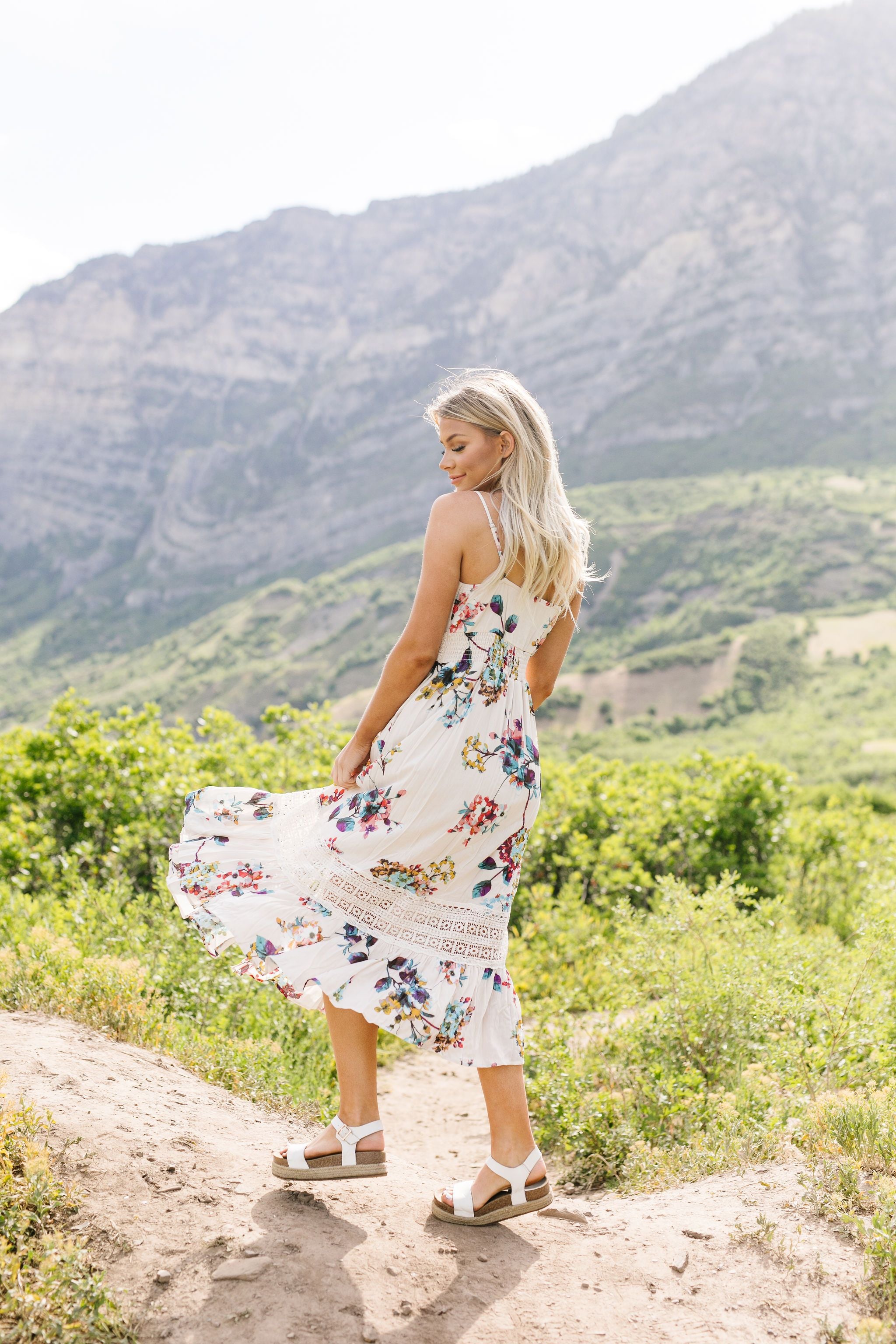 A Little Romance Midi Dress