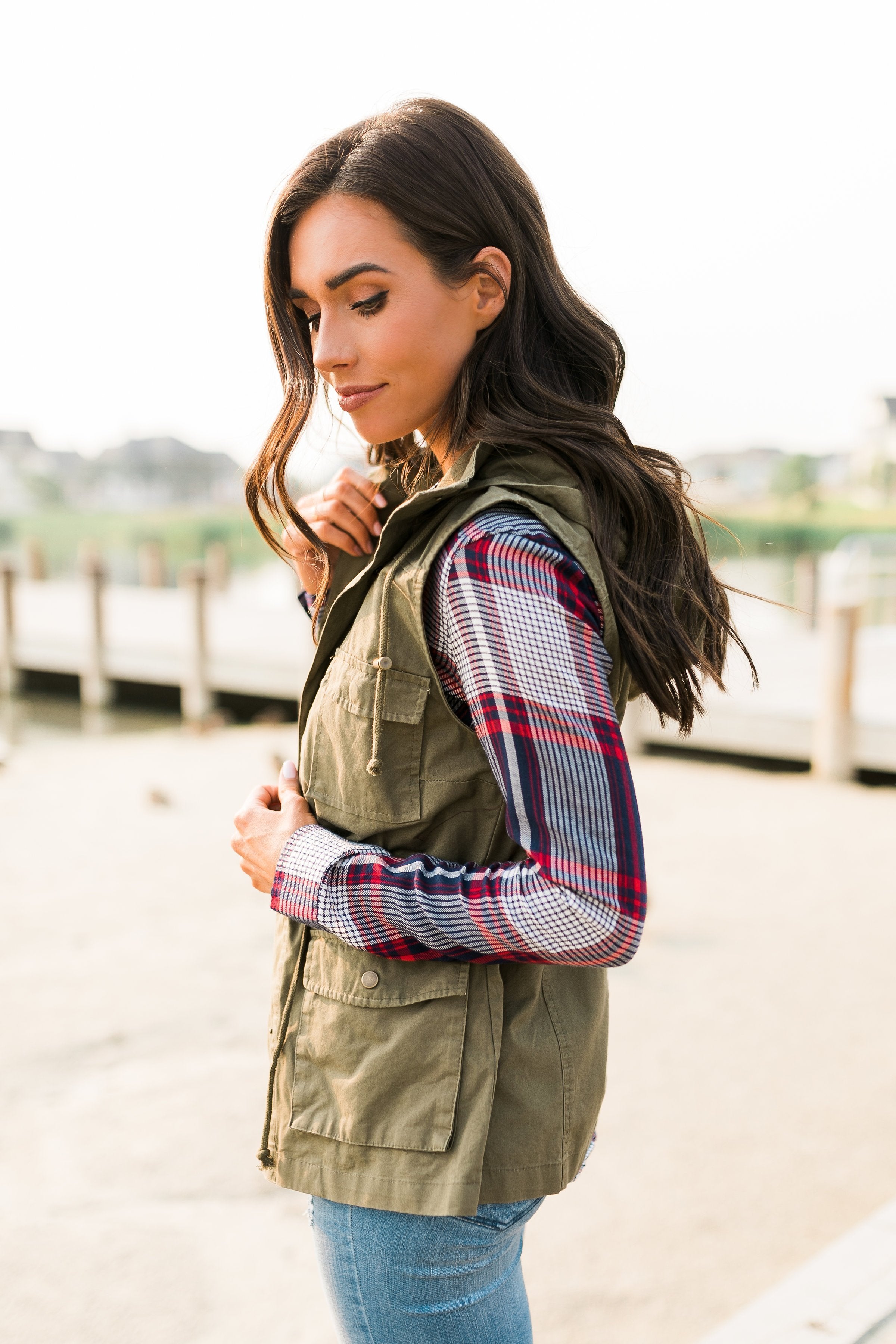 Adventures Await Flannel Button Down