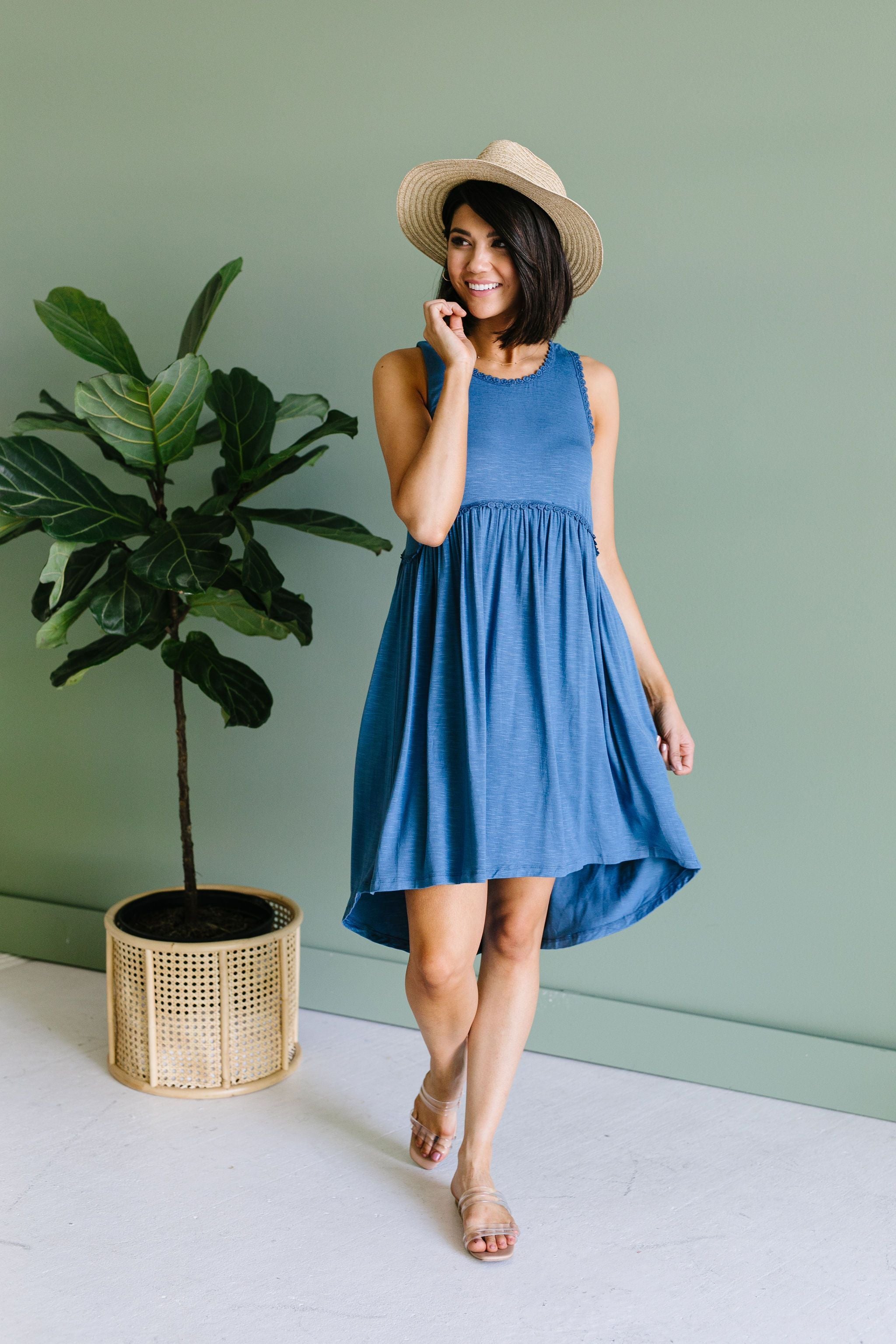 All The Trimmings Babydoll Dress