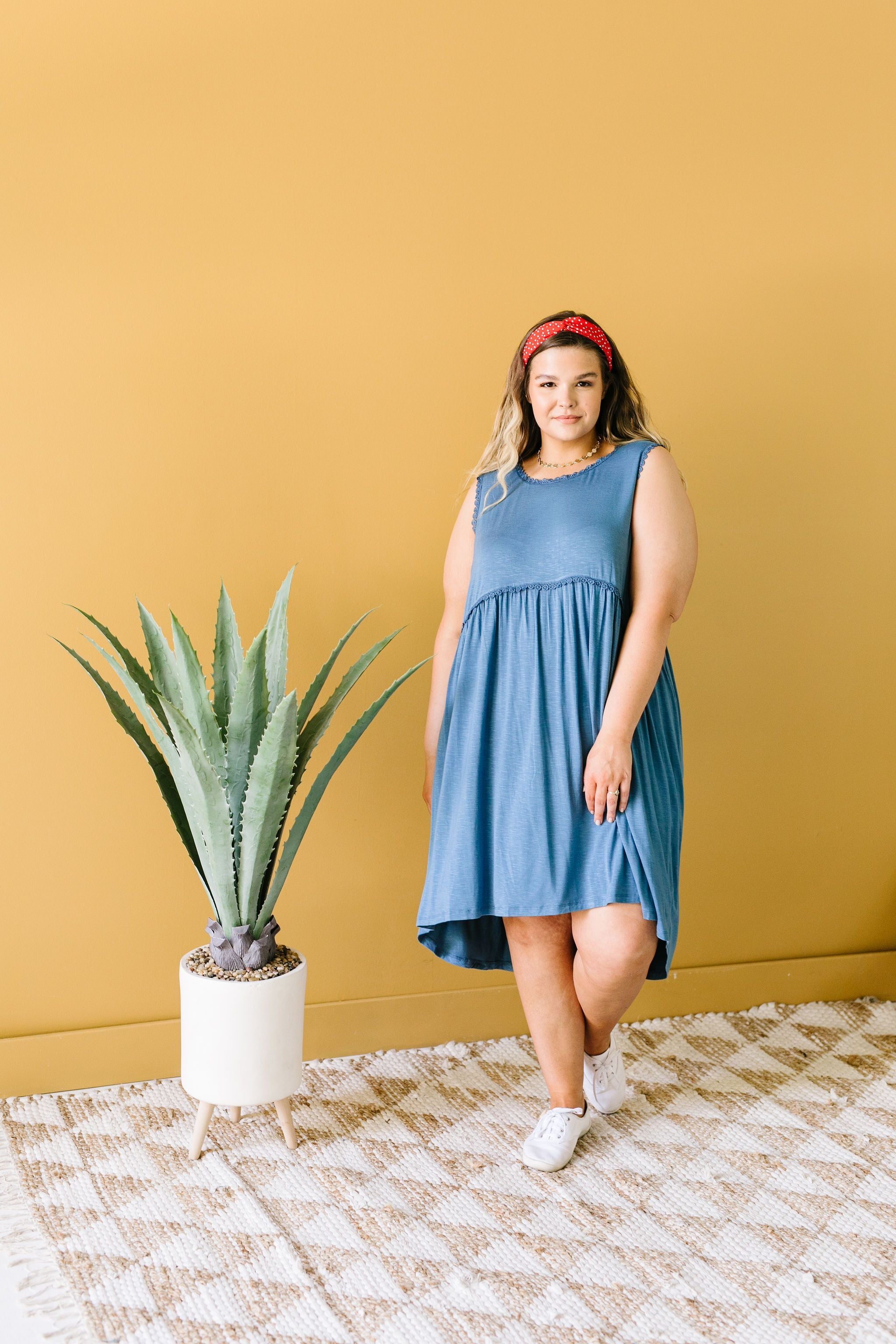 All The Trimmings Babydoll Dress