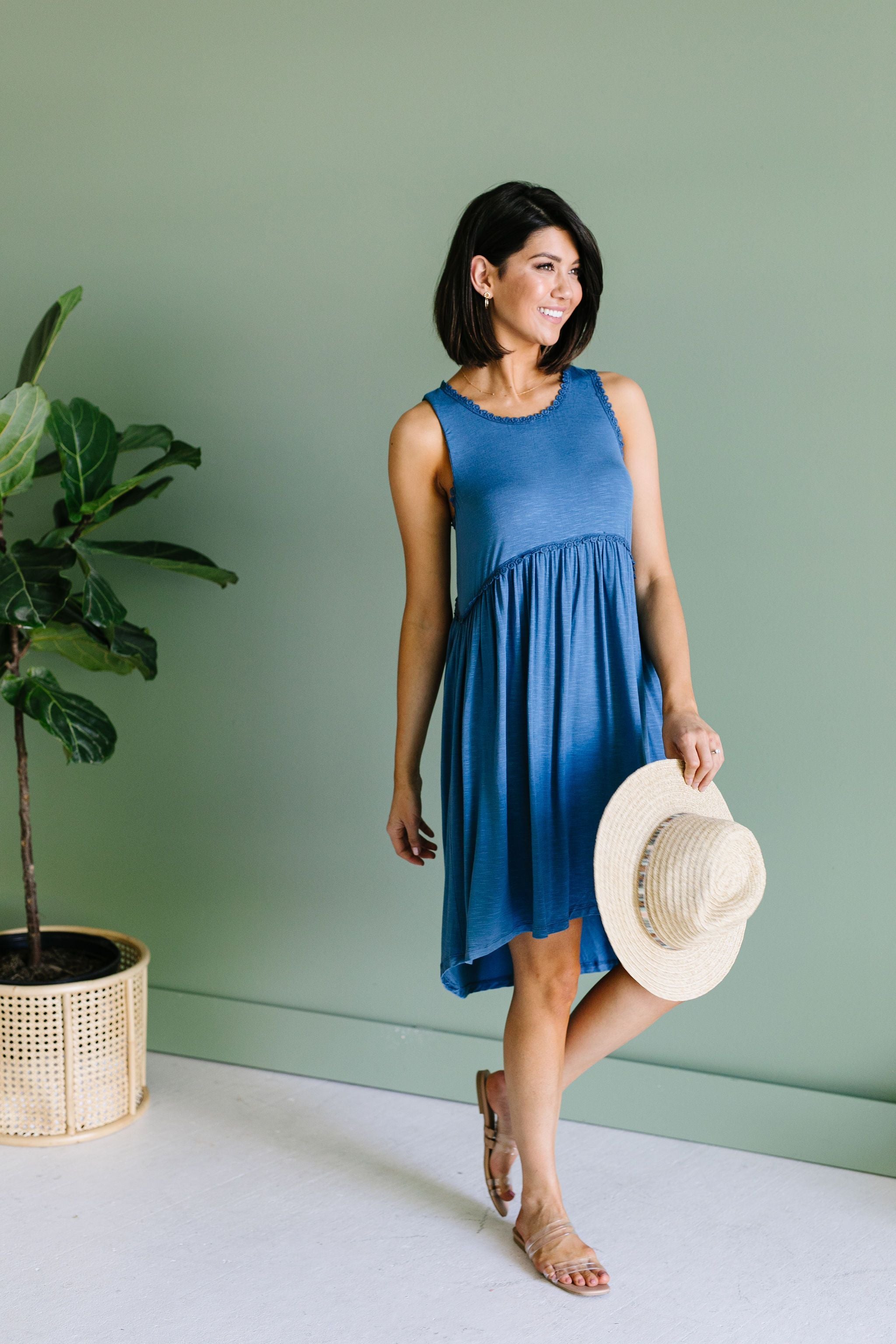 All The Trimmings Babydoll Dress