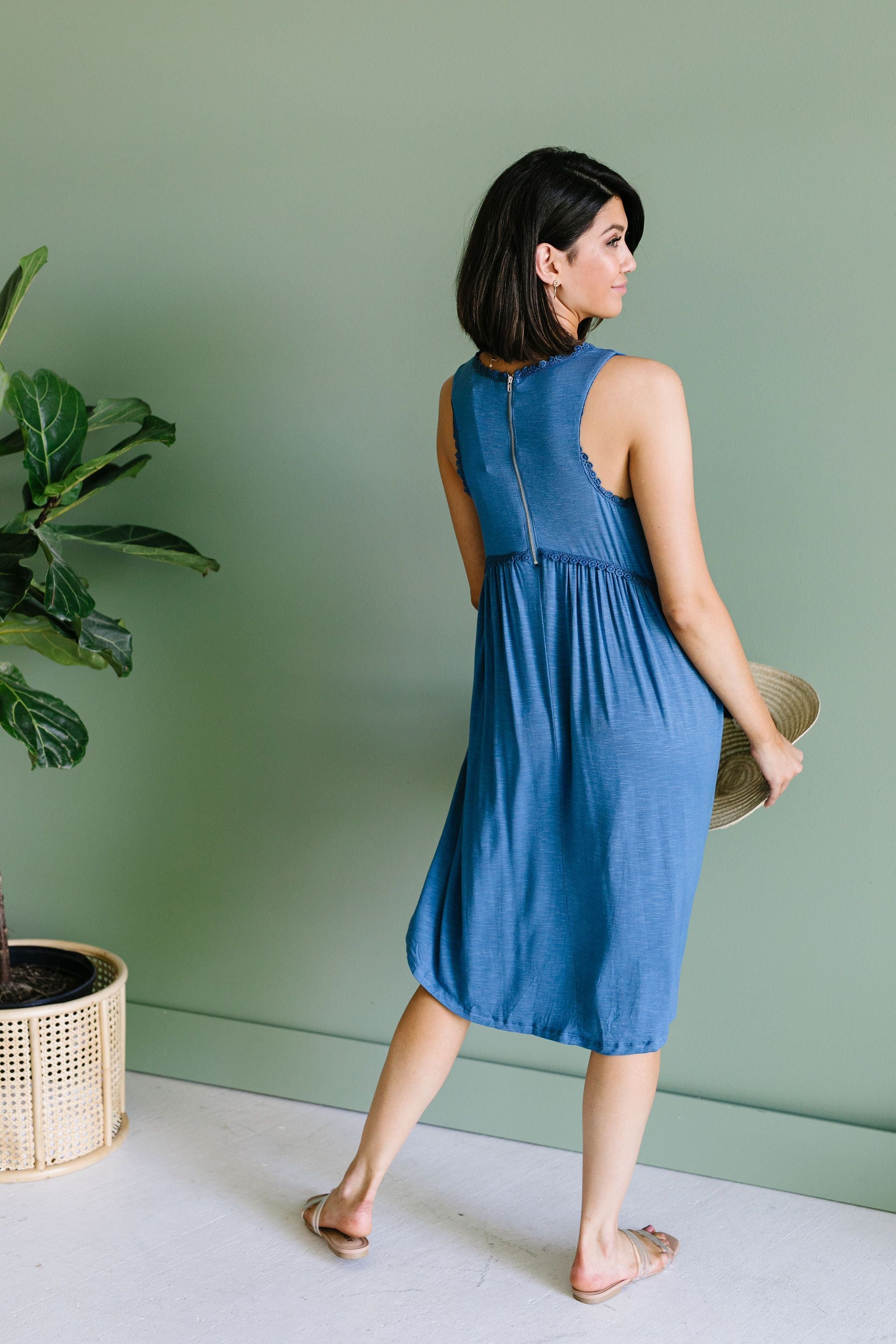 All The Trimmings Babydoll Dress