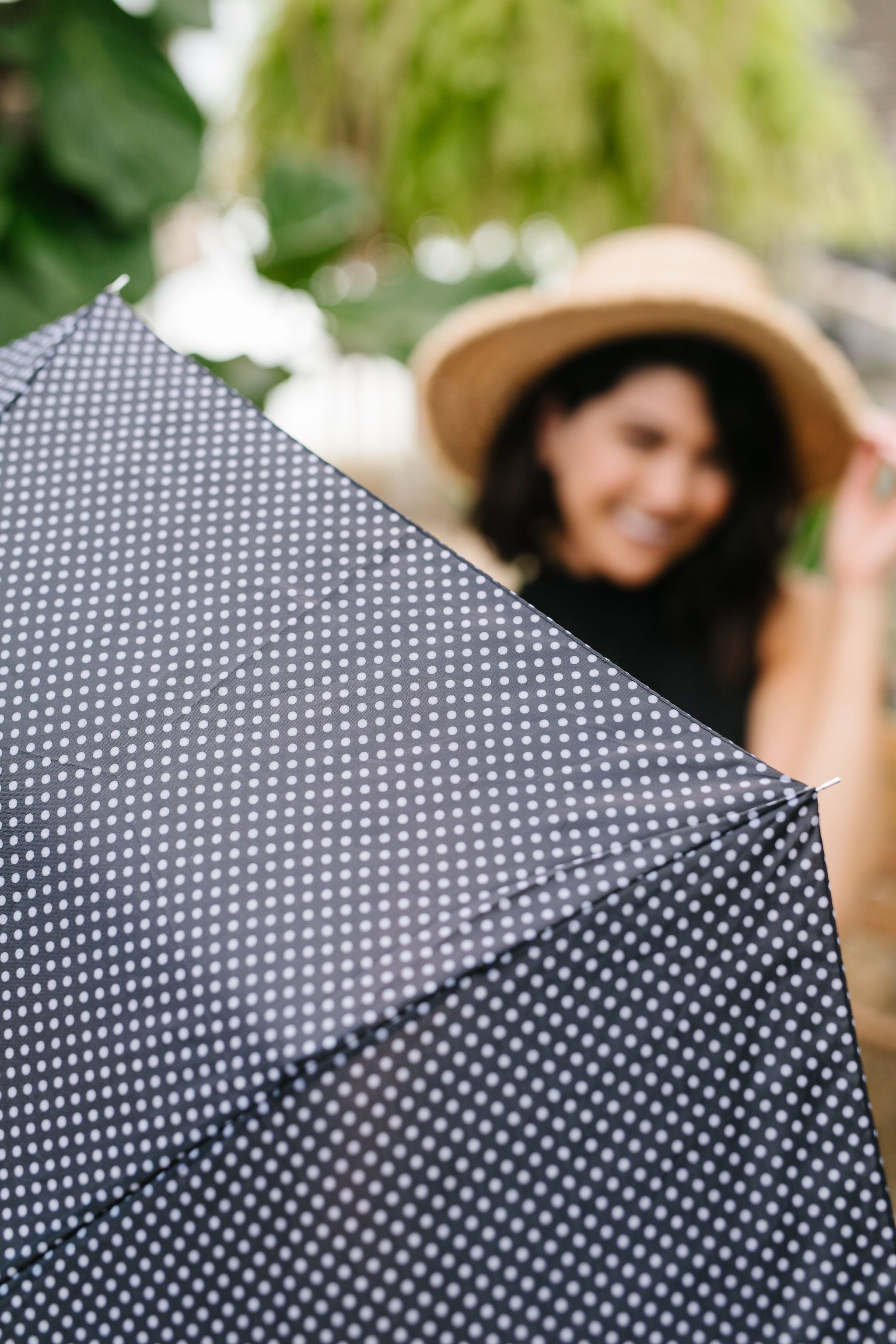 April Showers Polka Dot Umbrella