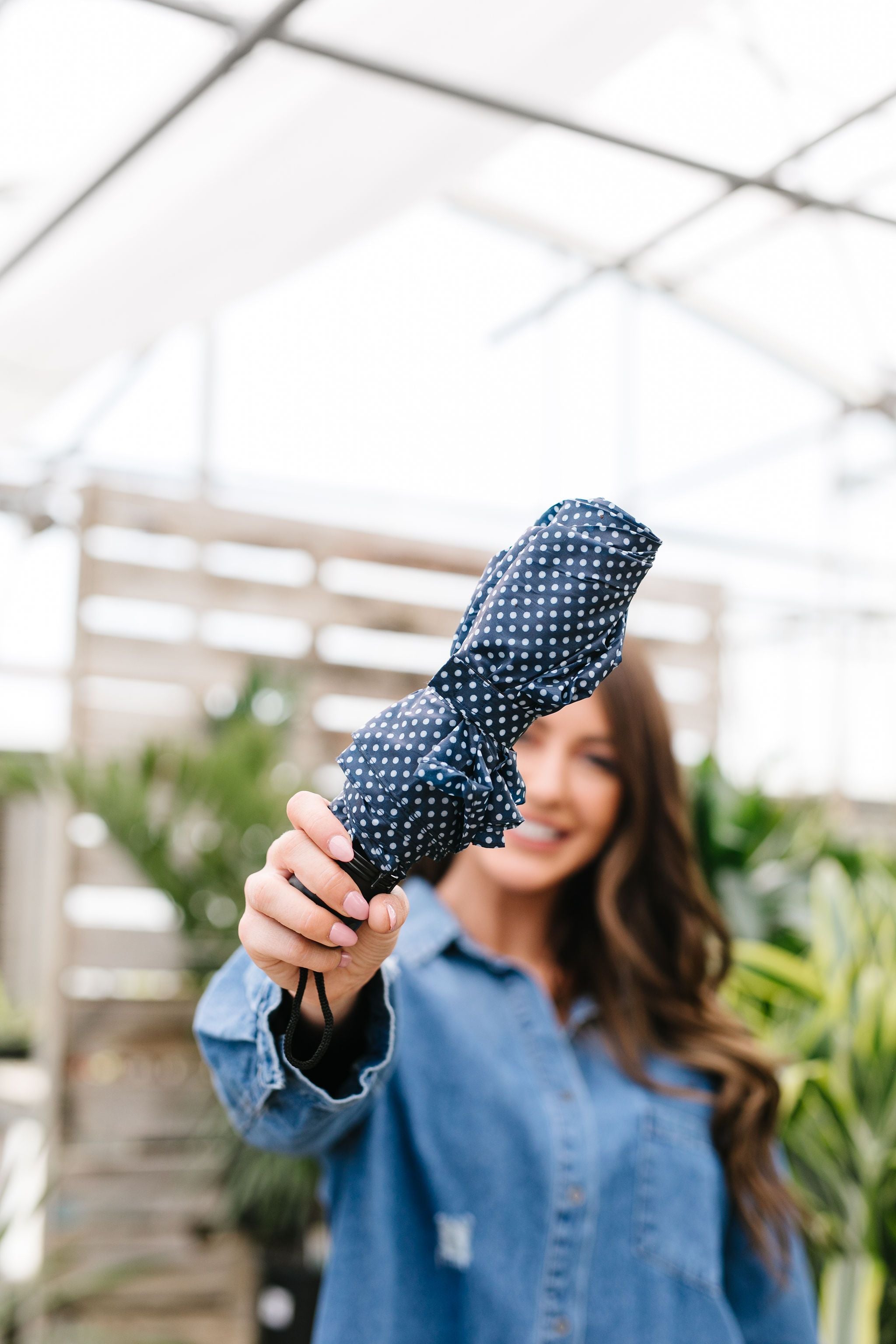 April Showers Polka Dot Umbrella