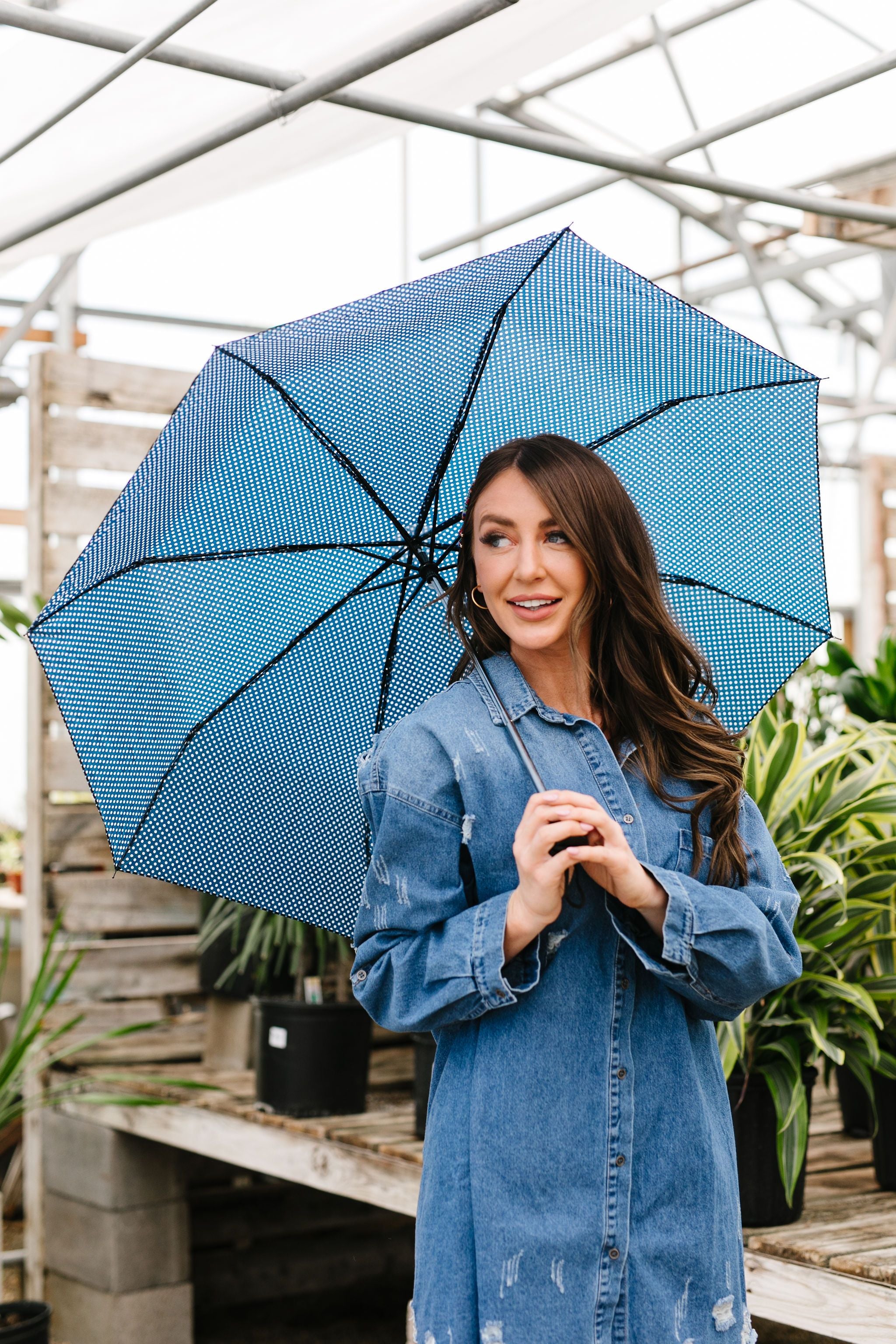 April Showers Polka Dot Umbrella