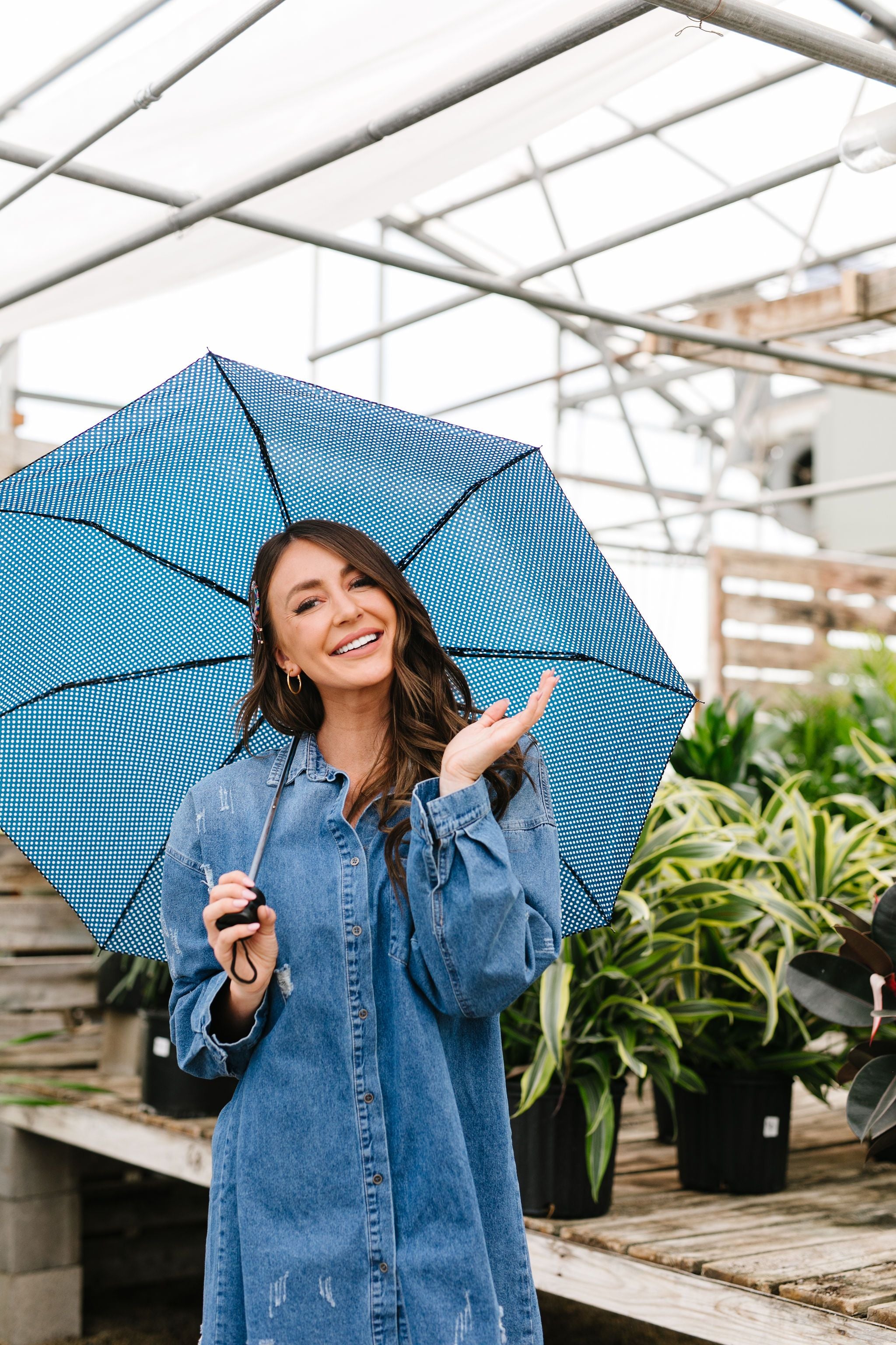 April Showers Polka Dot Umbrella
