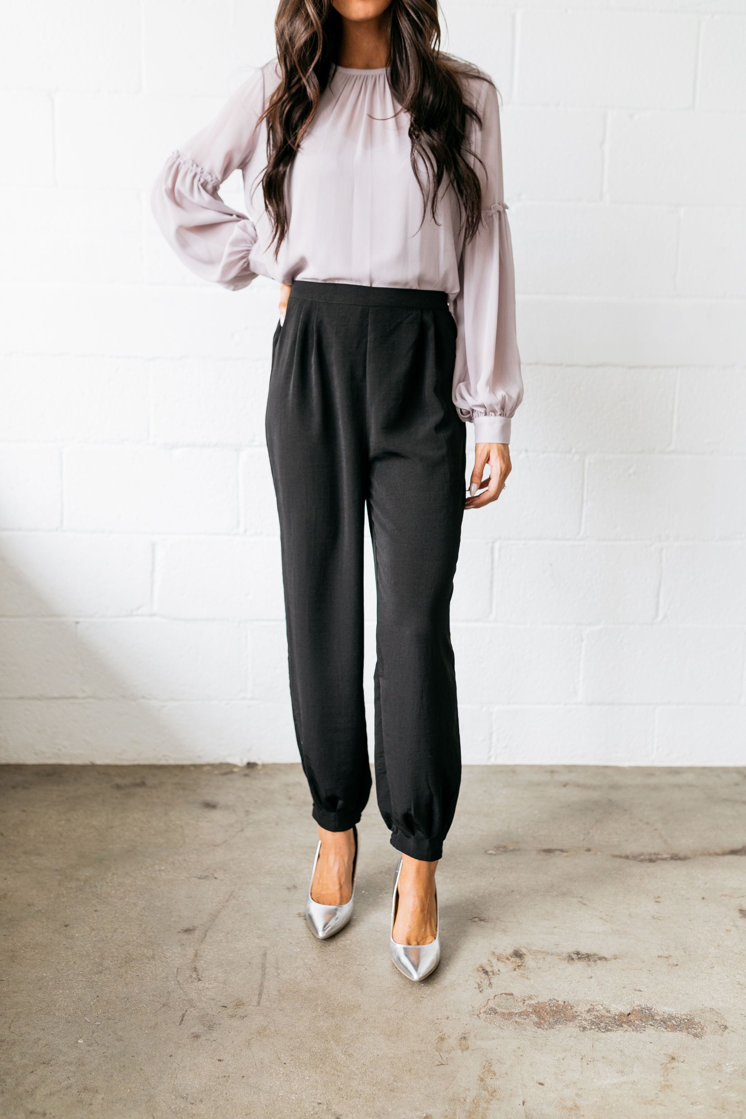 Arabian Nights Harem Pants In Black