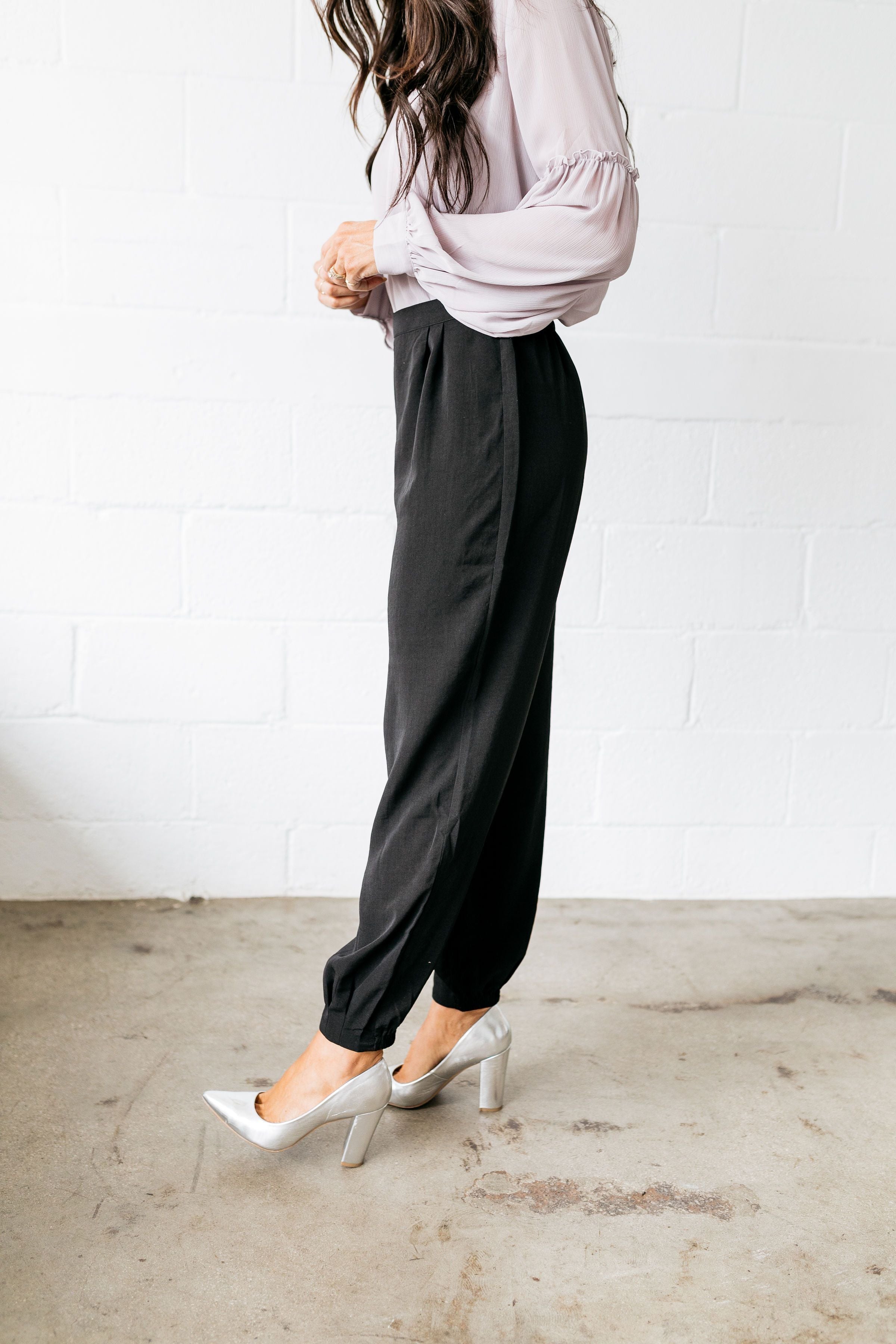 Arabian Nights Harem Pants In Black