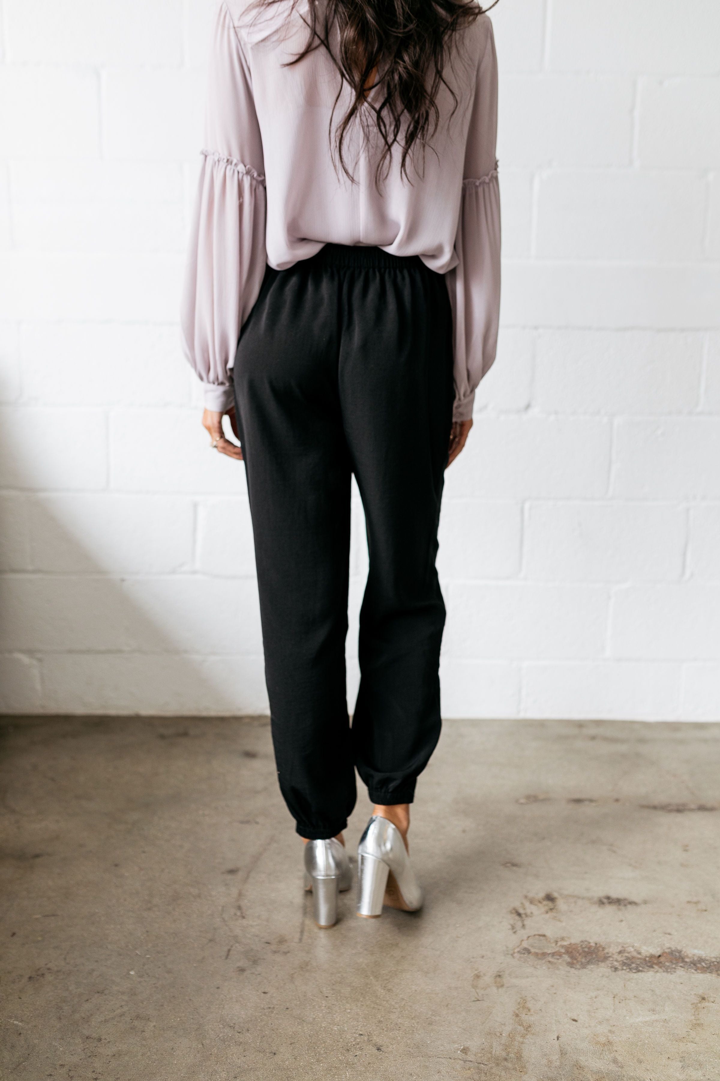 Arabian Nights Harem Pants In Black