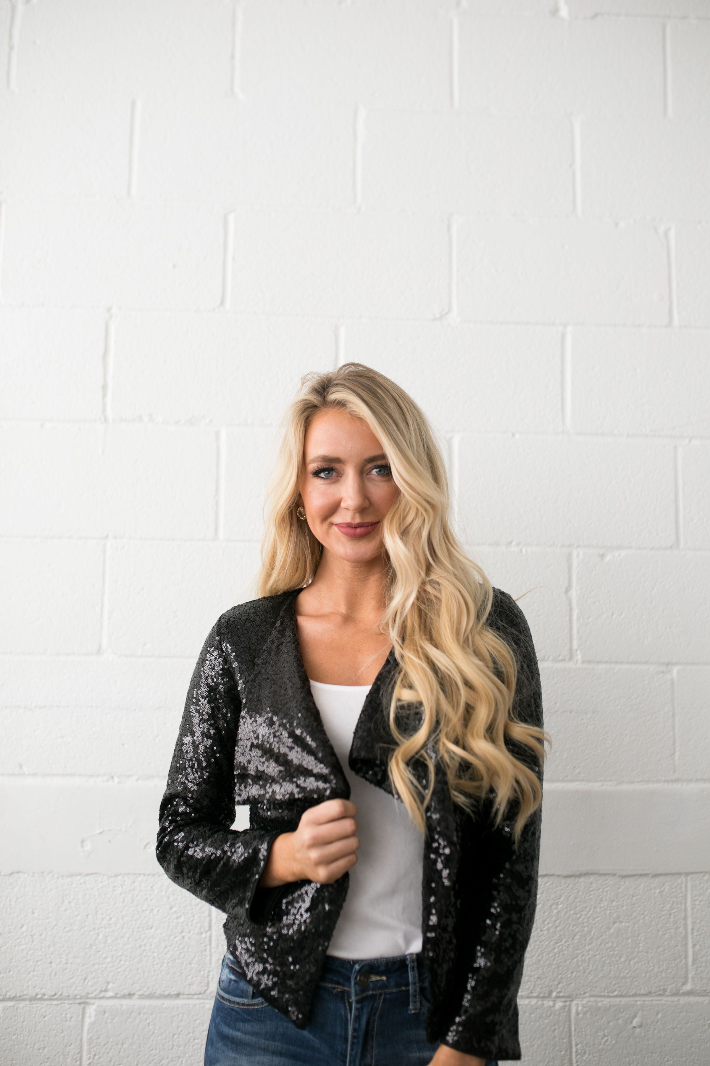 Auld Lang Syne Sequined Blazer - ALL SALES FINAL