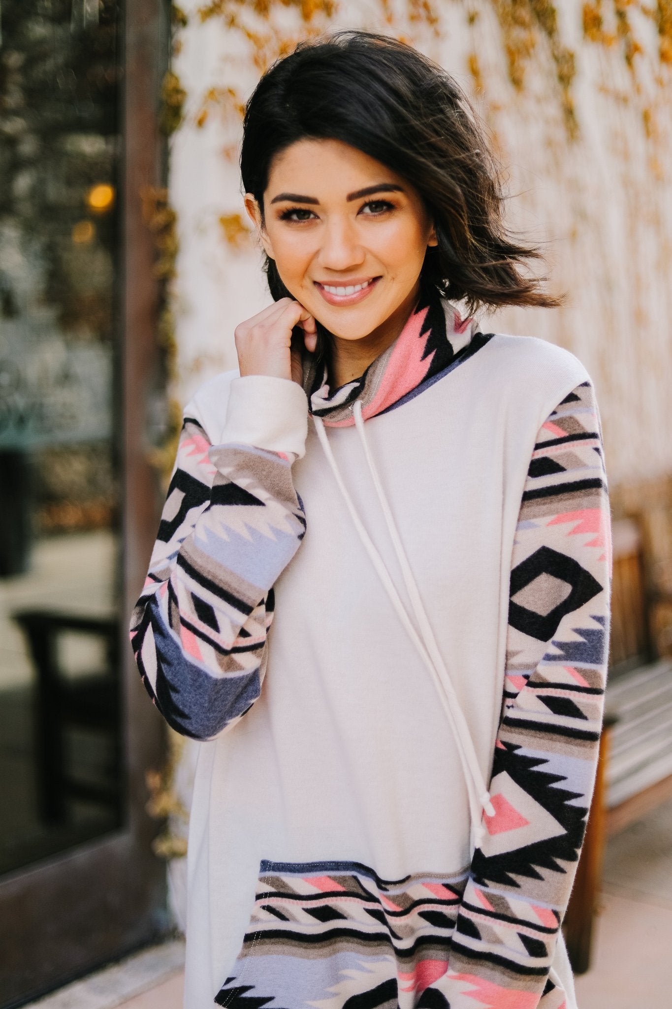 Aztec Kangaroo Pocket Pullover - 1/9/2020