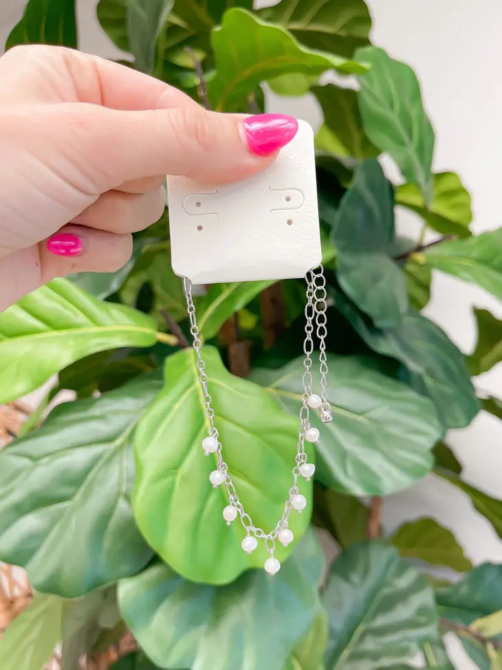 Freshwater Pearl Ankle Bracelets in Two Colors