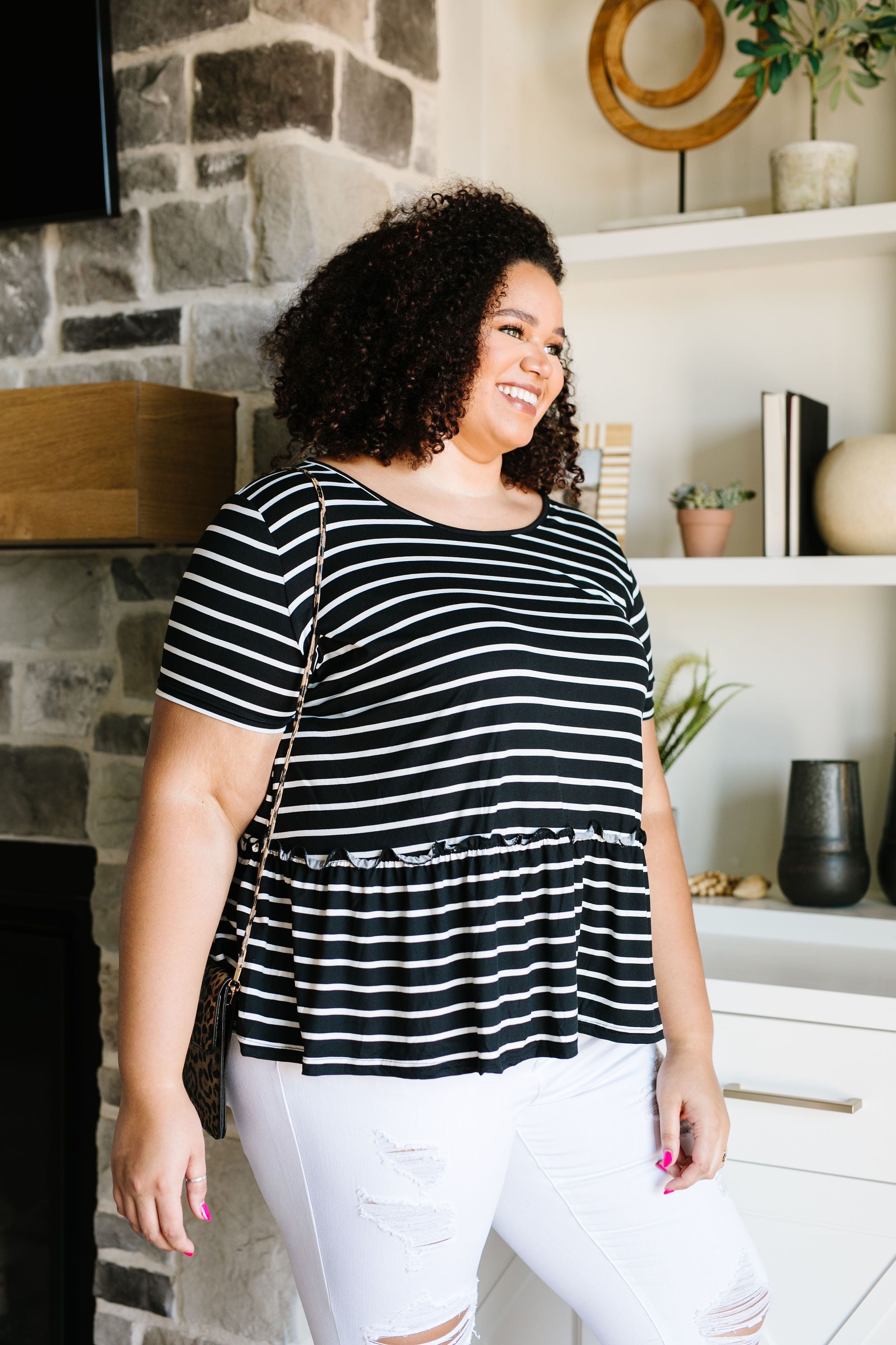 Be My Babydoll Striped Top