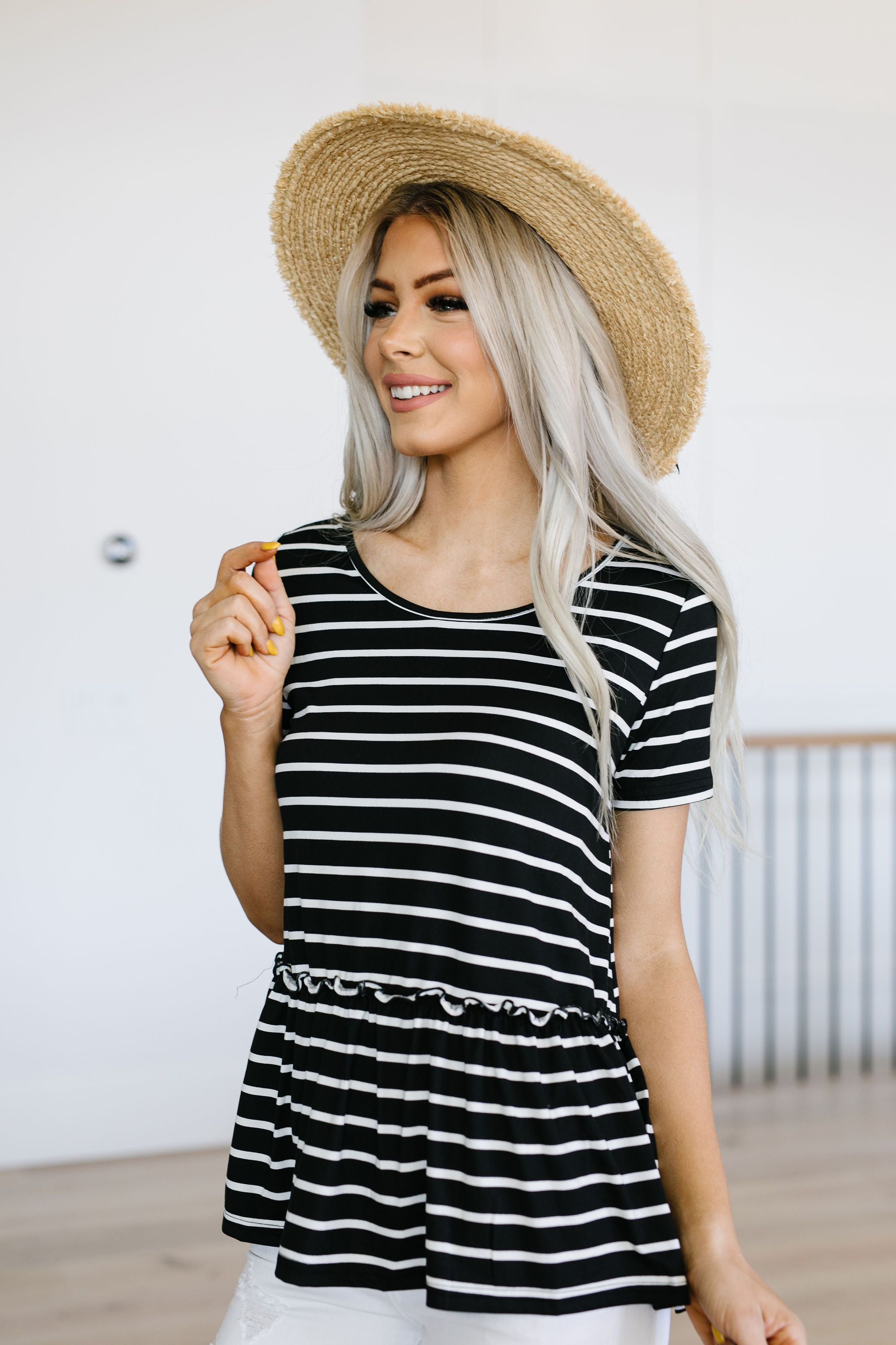 Be My Babydoll Striped Top