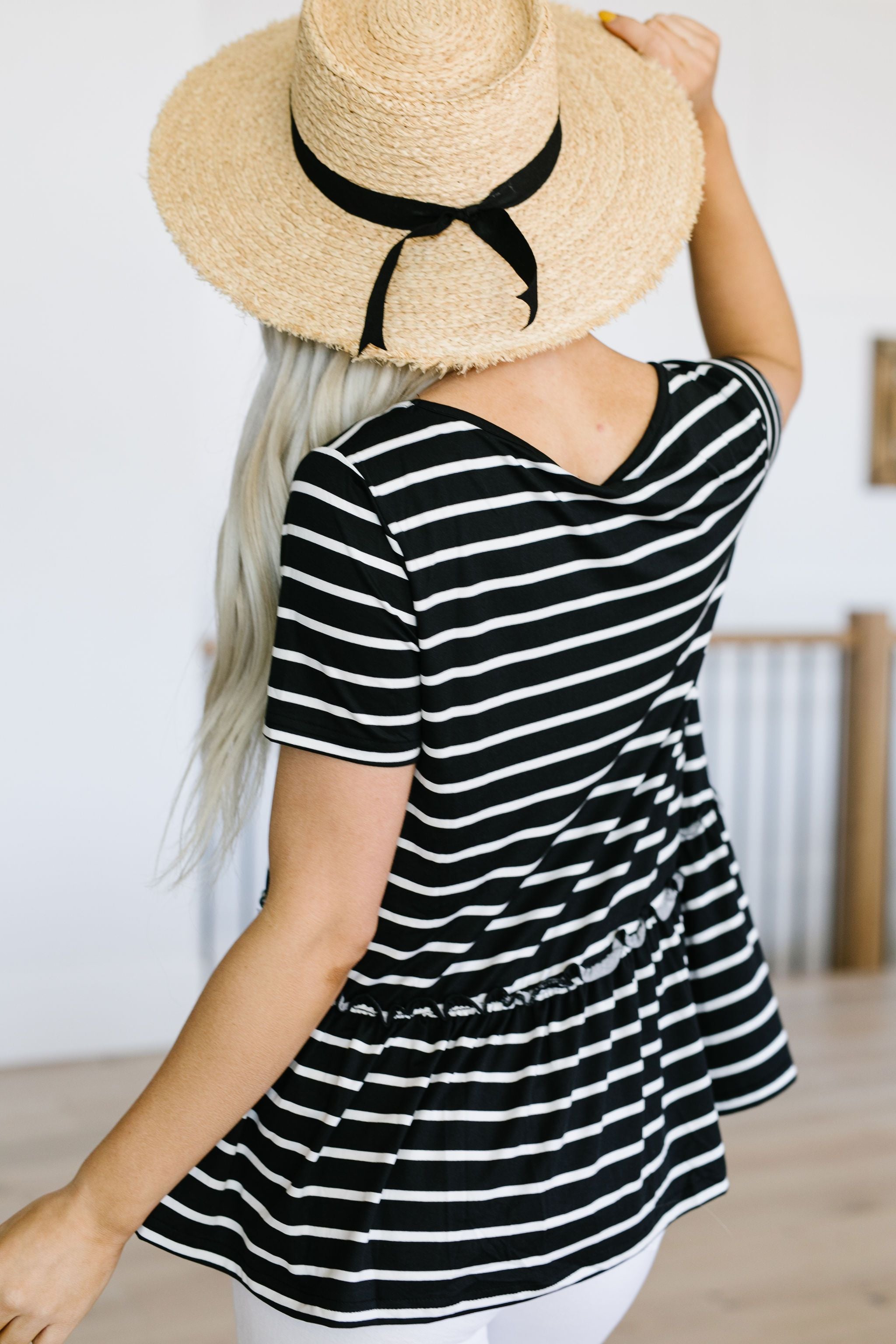 Be My Babydoll Striped Top