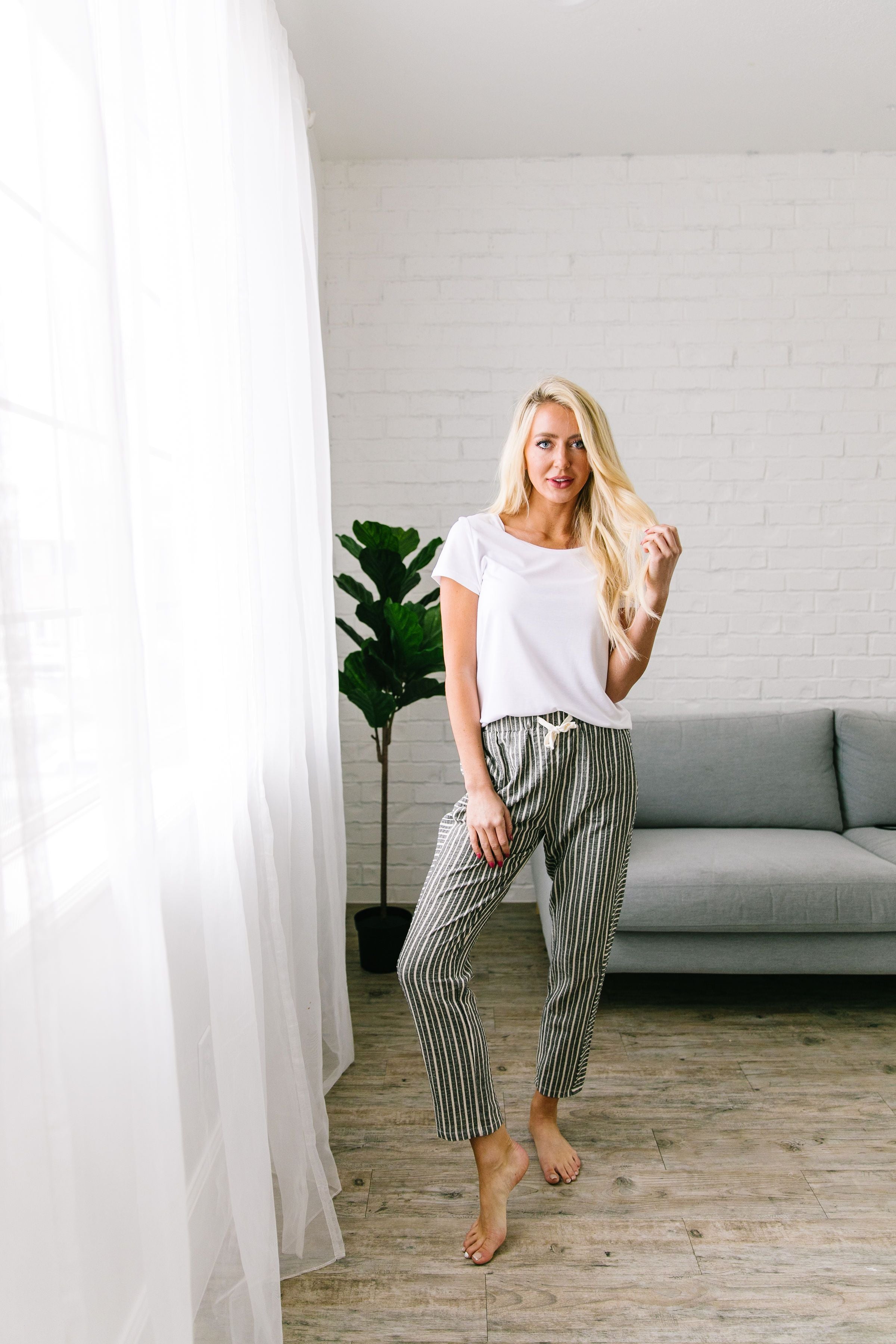 Beachcomber Striped Joggers