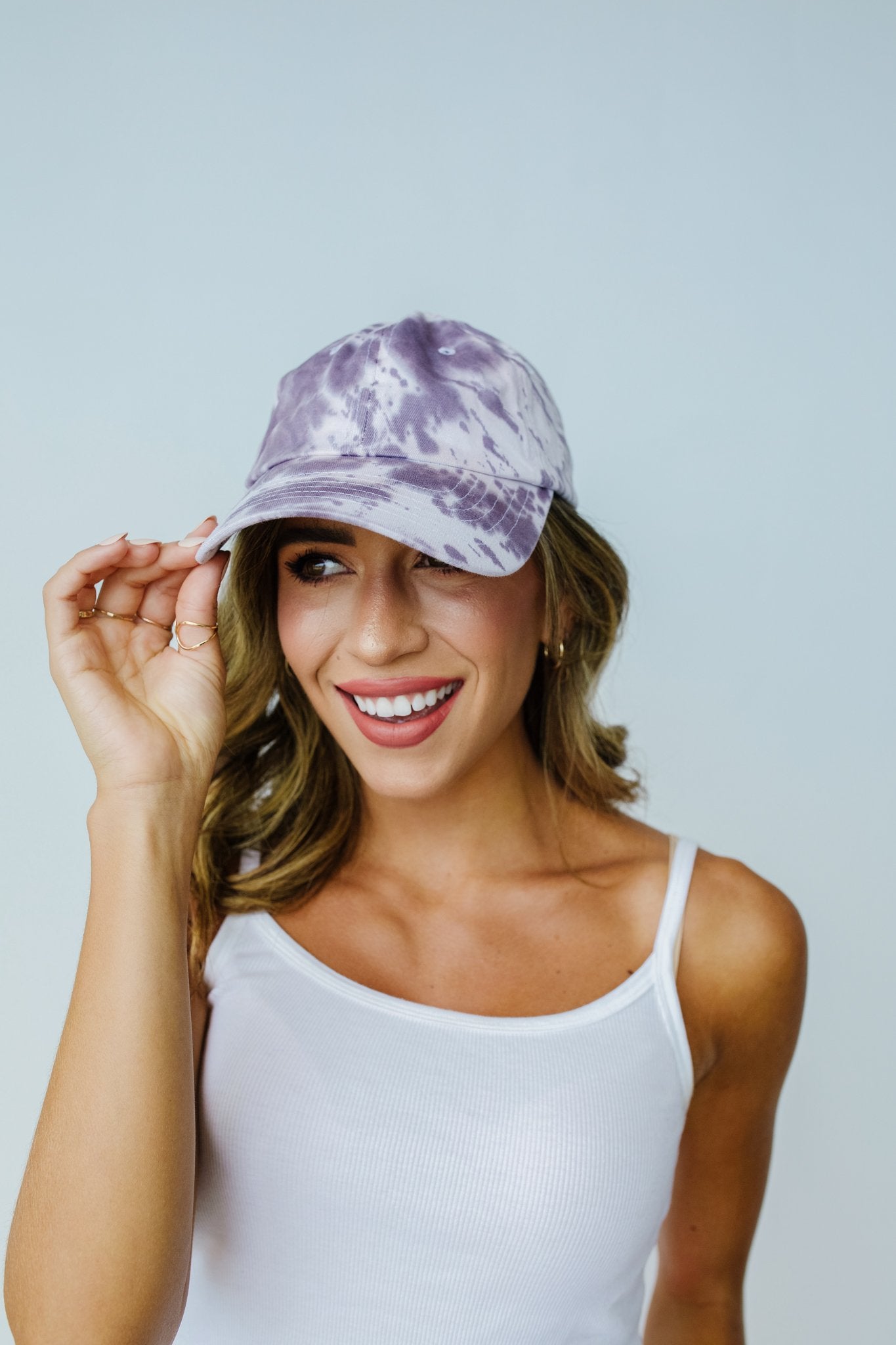 Bed Head Tie Dye Cap In Storm Gray