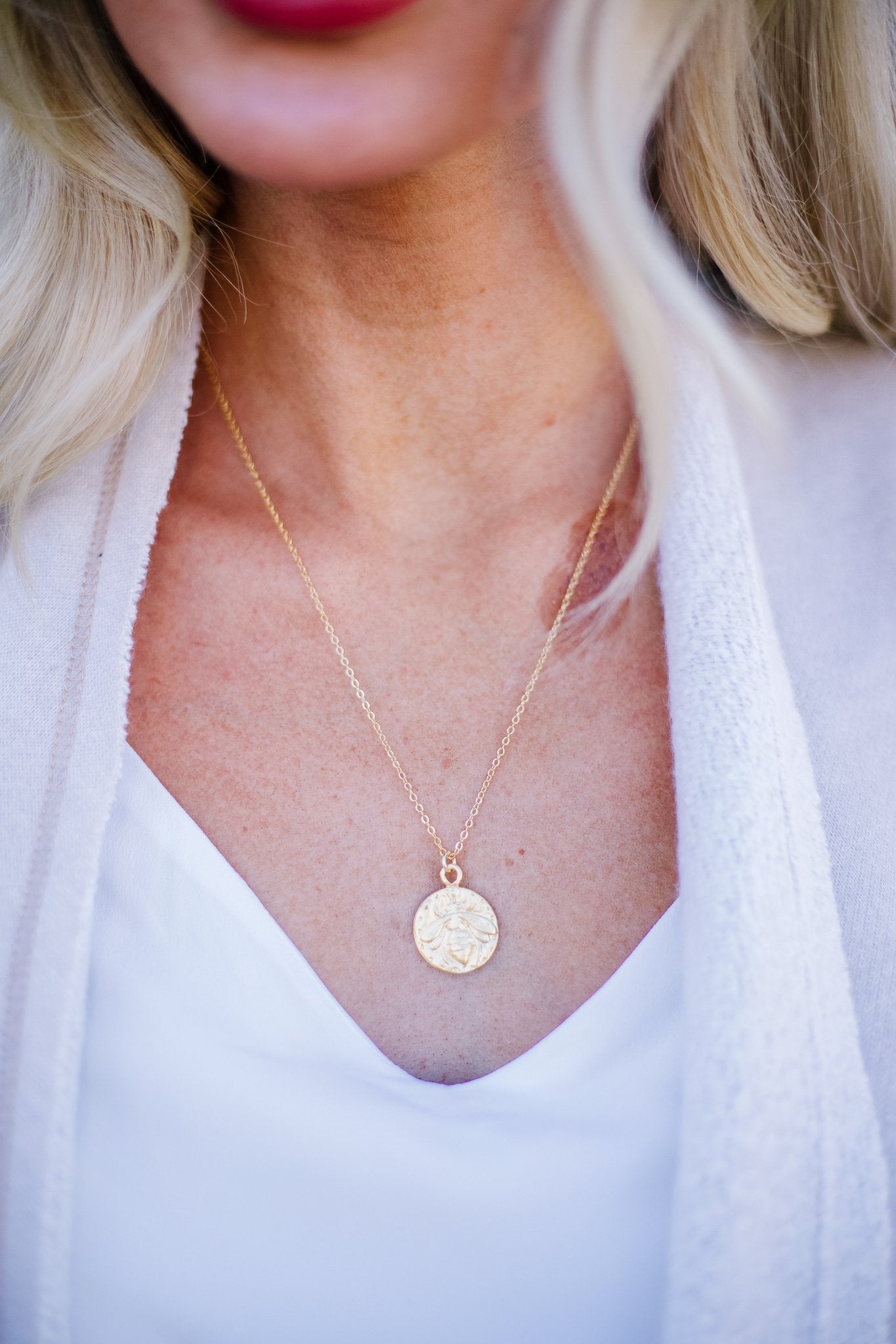 Bee-autiful Coin Necklace