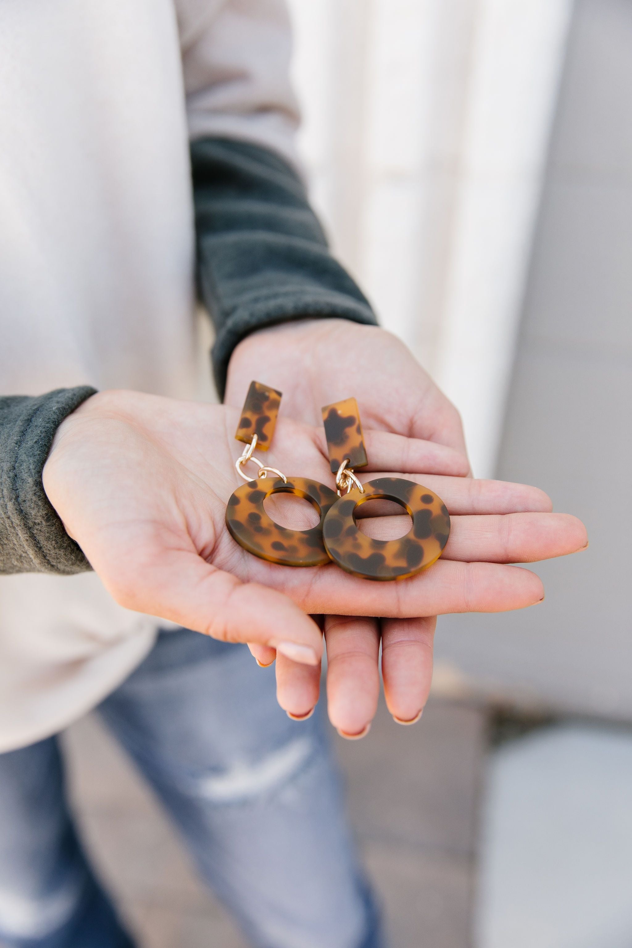 Better Than Donuts Tortoise Earrings