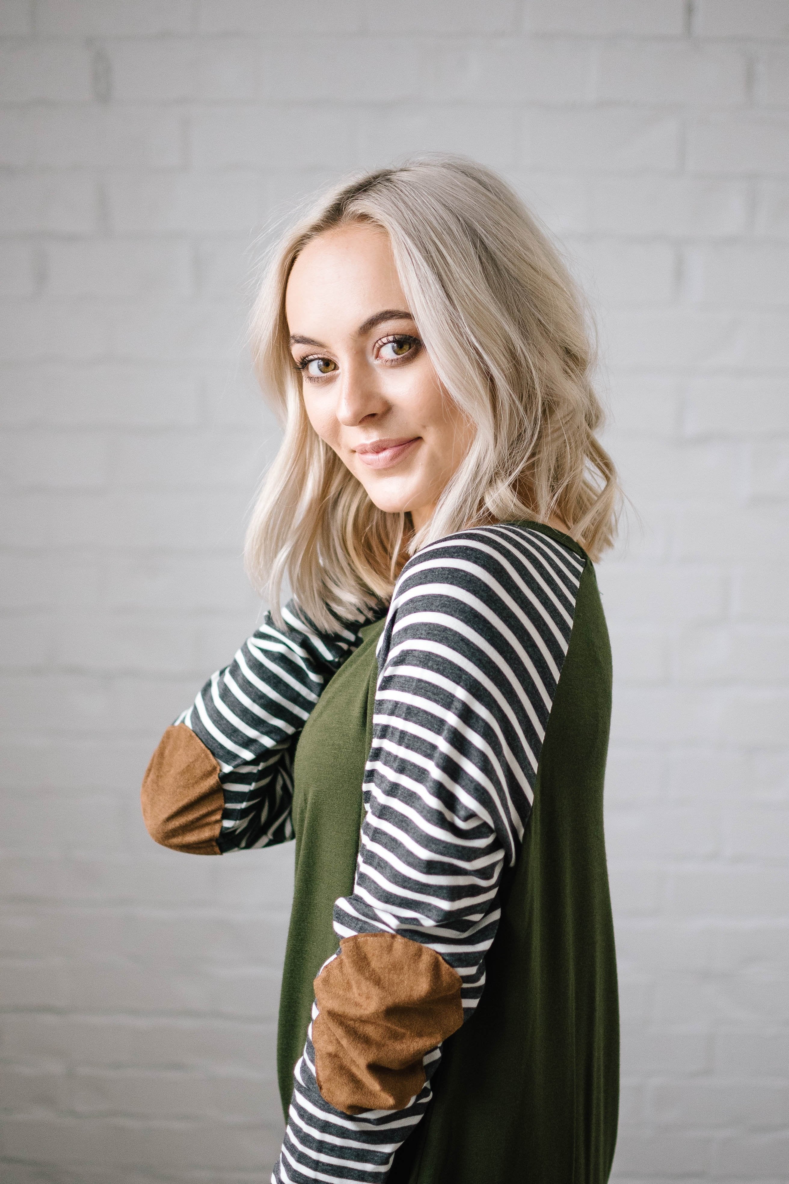 Bismark Top in Olive