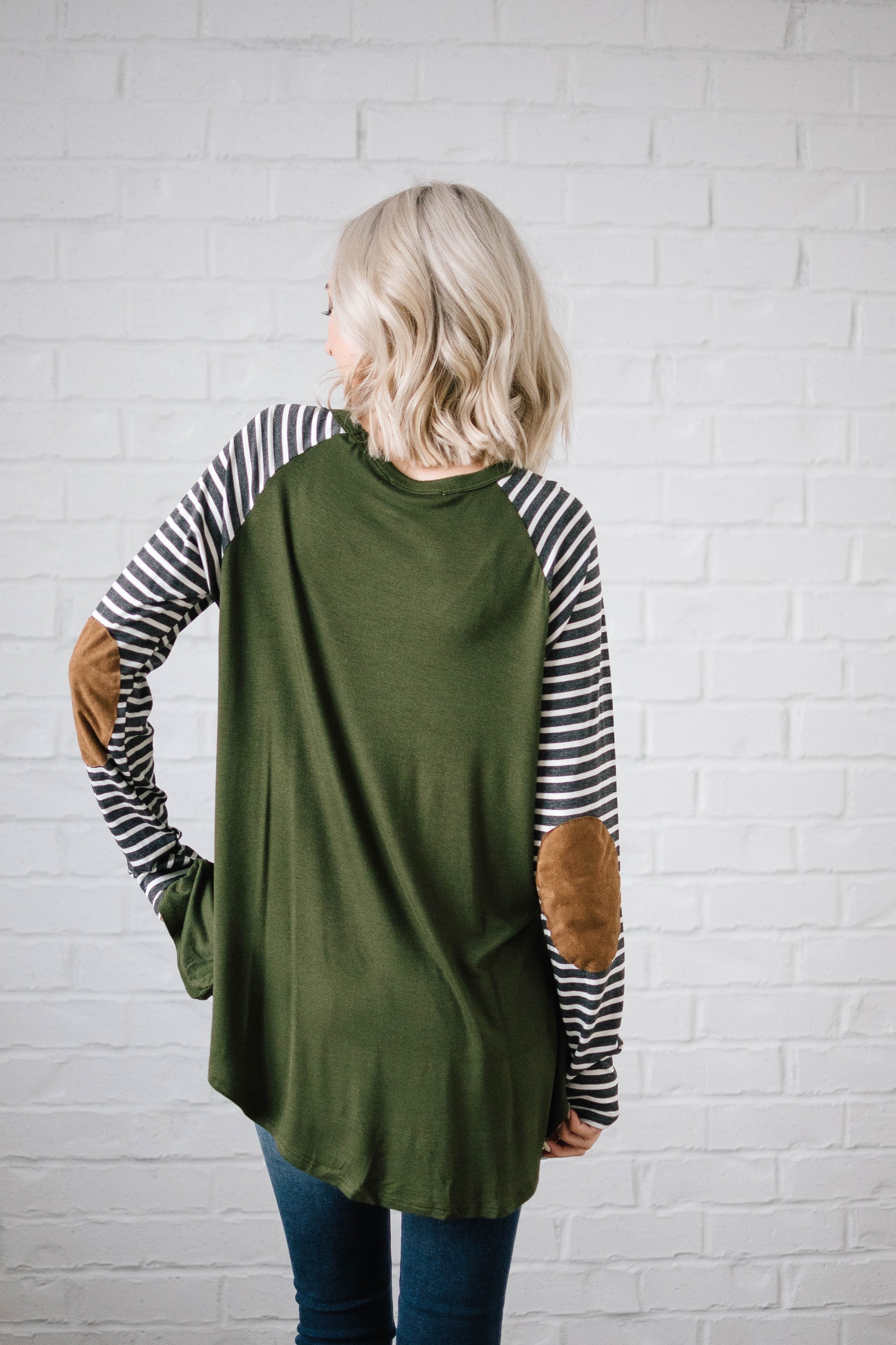 Bismark Top in Olive