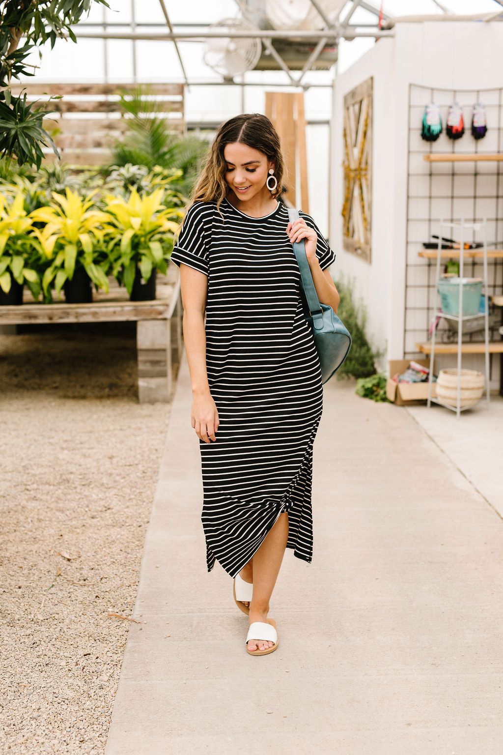 Black Stripes No Gripes Dress