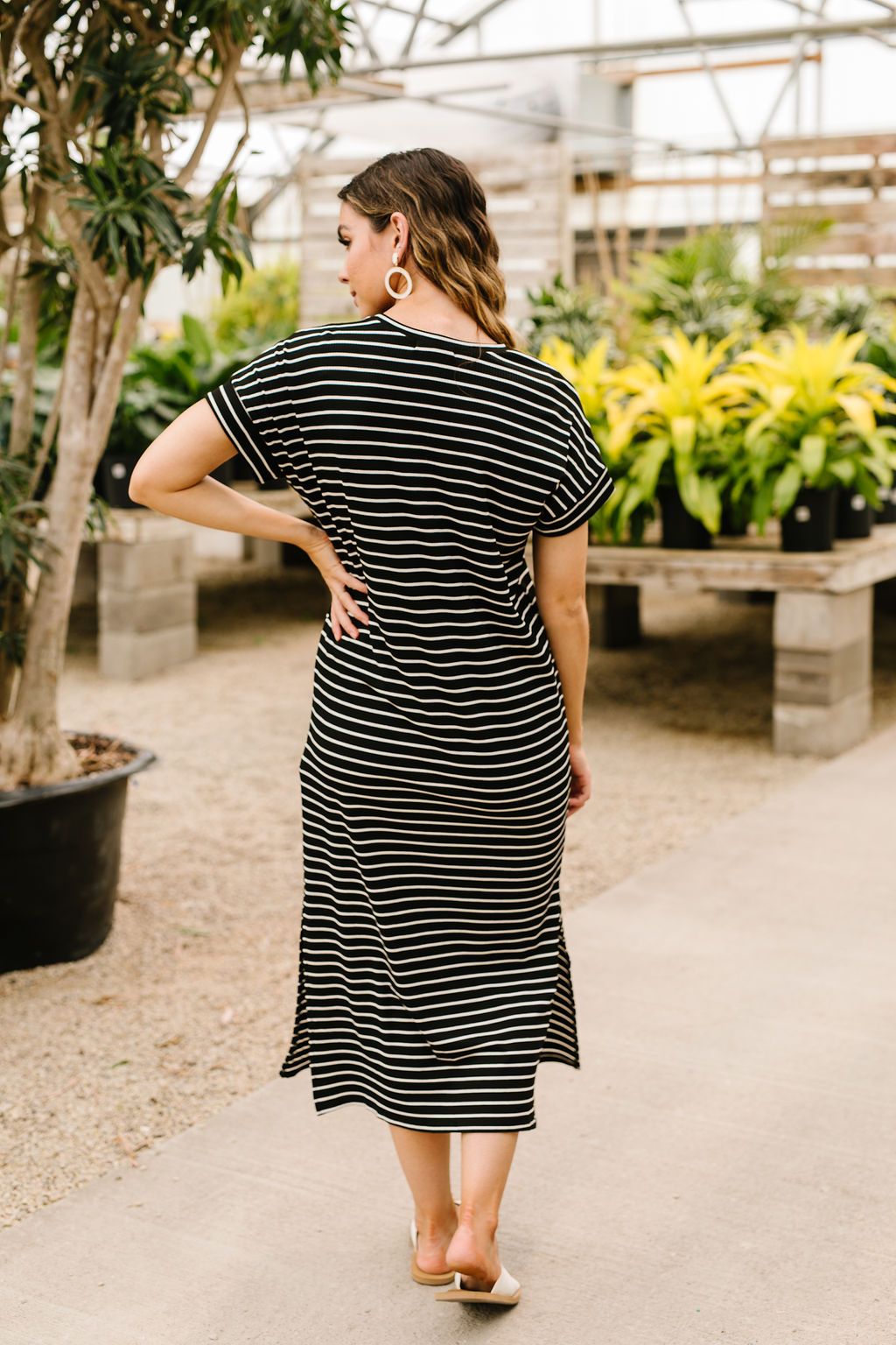 Black Stripes No Gripes Dress