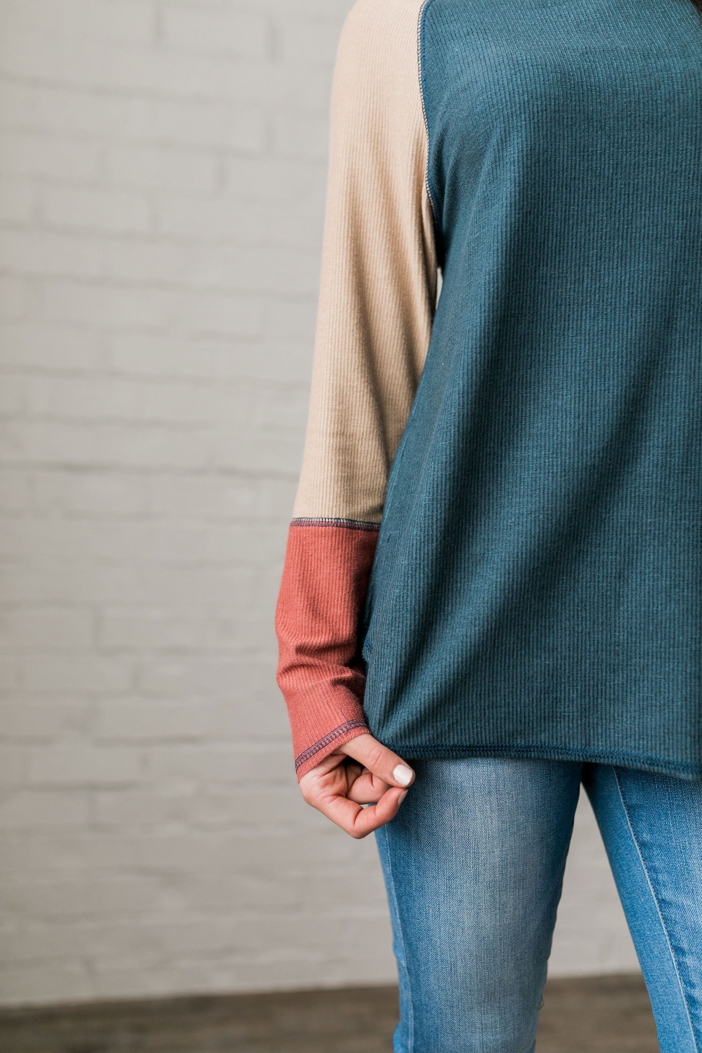 Blanca Color Block Raglan Tee